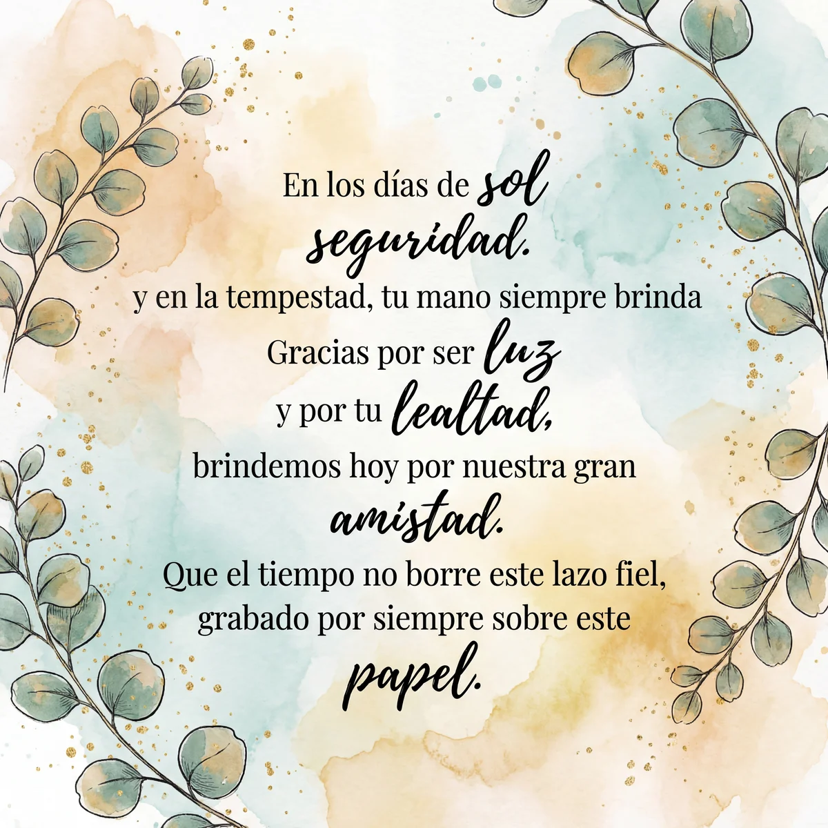 Felicitación del Día del Amor y la Amistad para mi mejor ami...