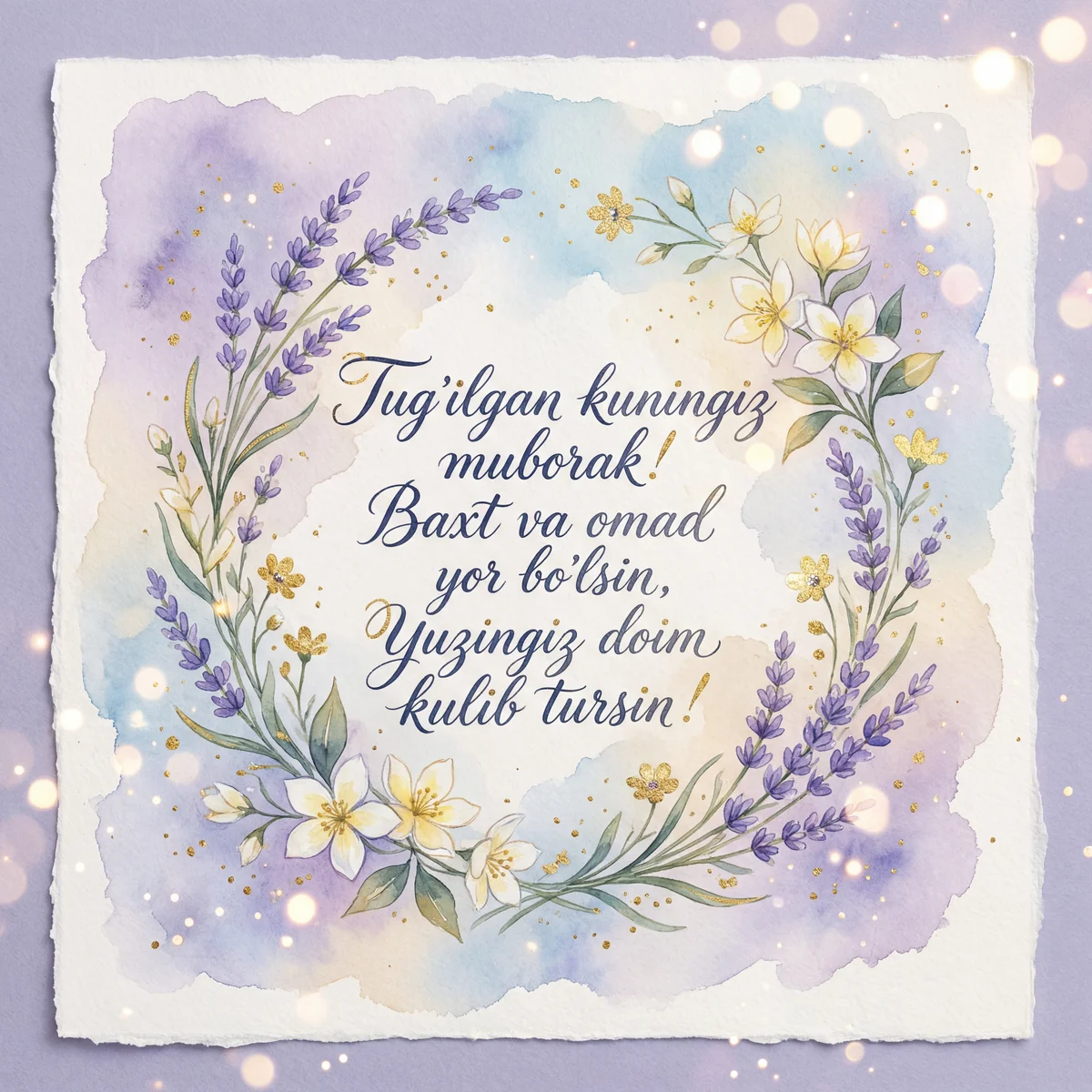 tug'ilgan kuningiz bilan tabriklayman