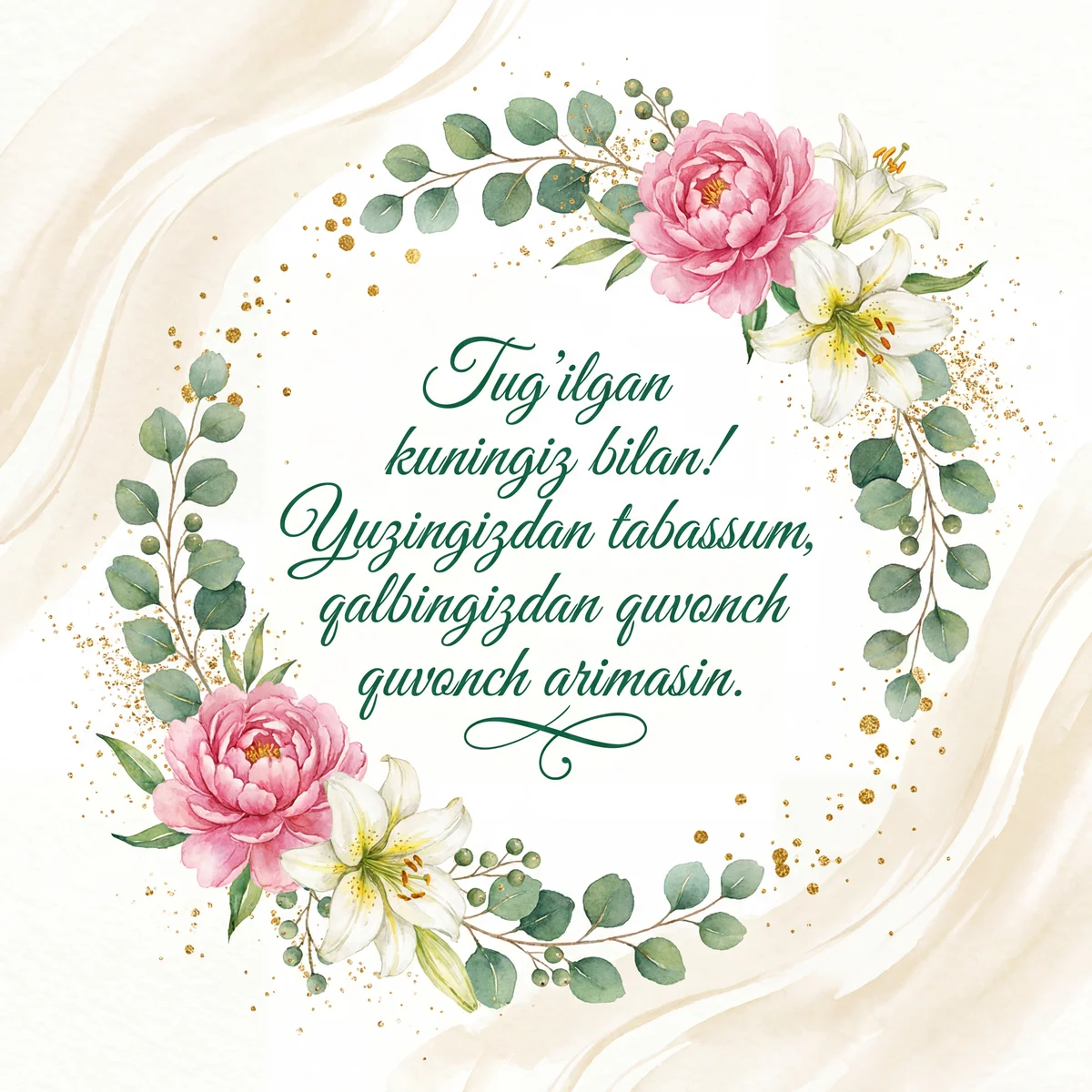 tug'ilgan kun tabriklari