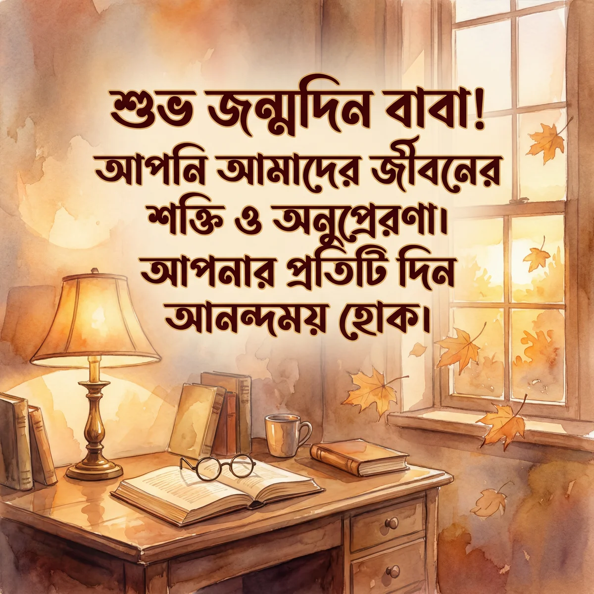 শুভ জন্মদিন বাবা!