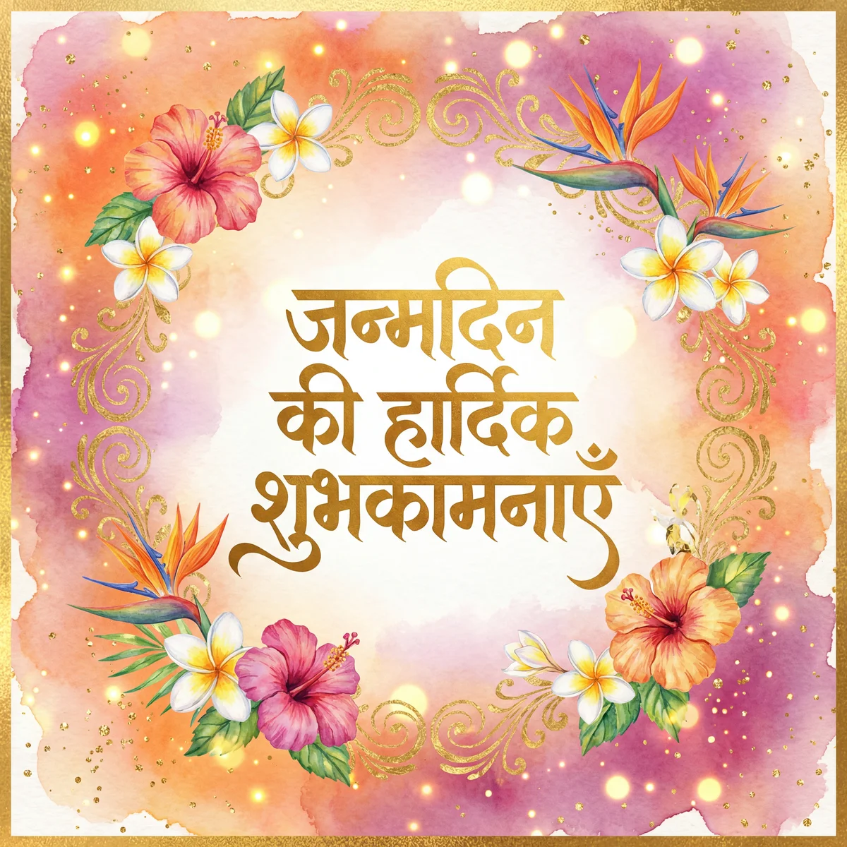 जन्मदिन की हार्दिक शुभकामनाएँ