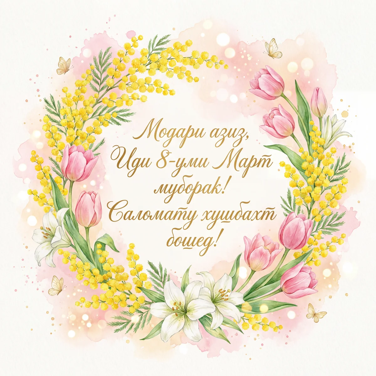 Табрикоти самимӣ ба Рӯзи 8 Март барои модар