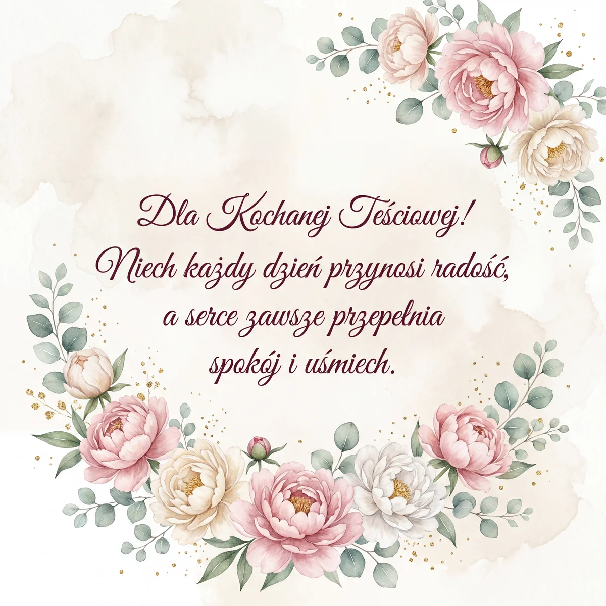 Życzenia dla teściowej z okazji jej święta