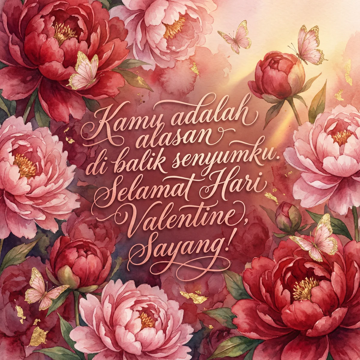 Ucapan Hari Valentine untuk kekasih