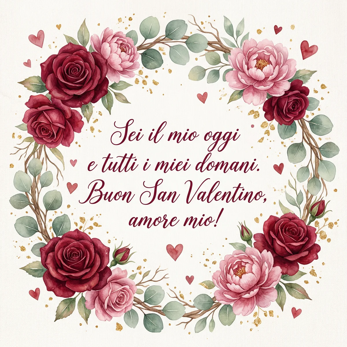 Biglietto d'amore per San Valentino