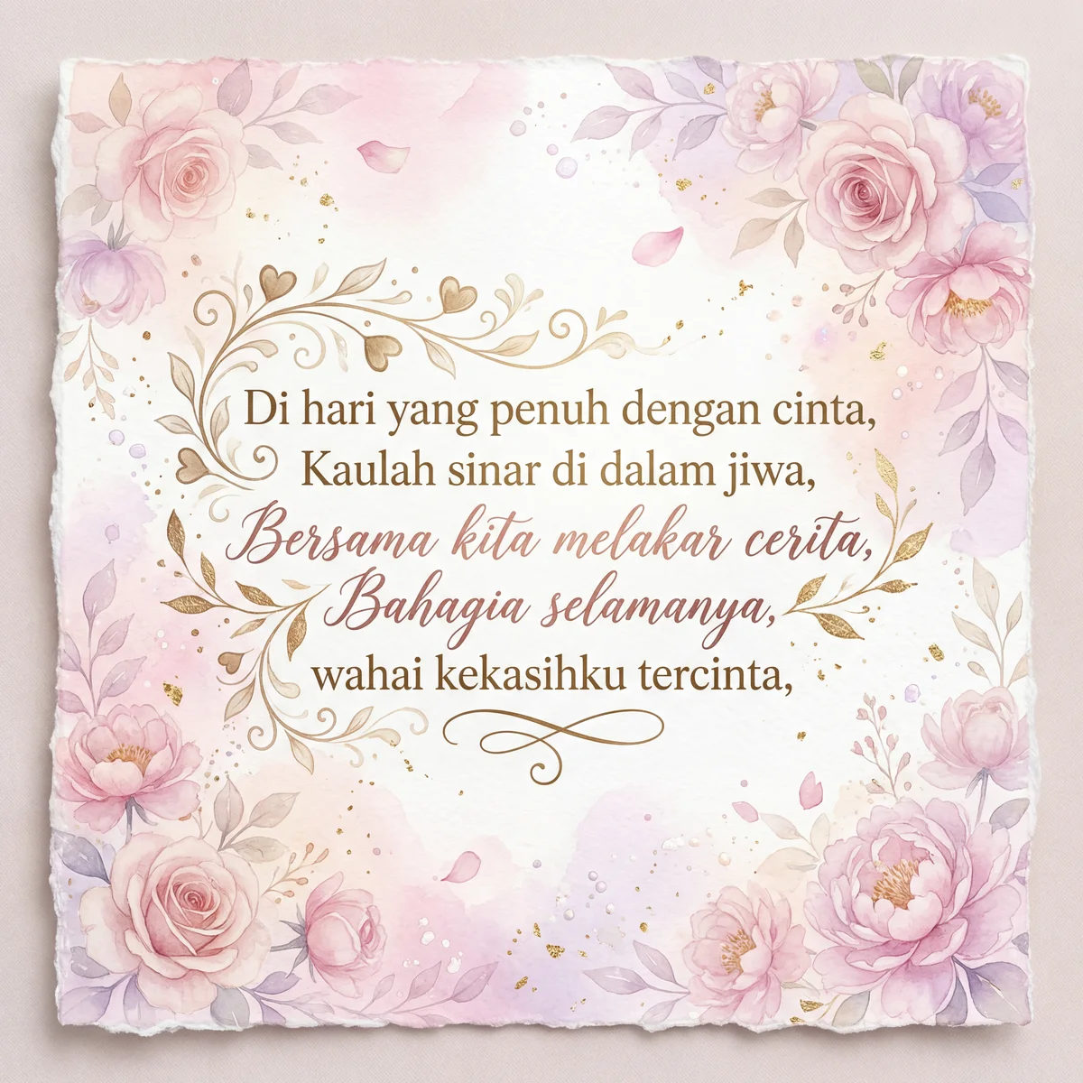 Ucapan Hari Kekasih untuk yang tersayang