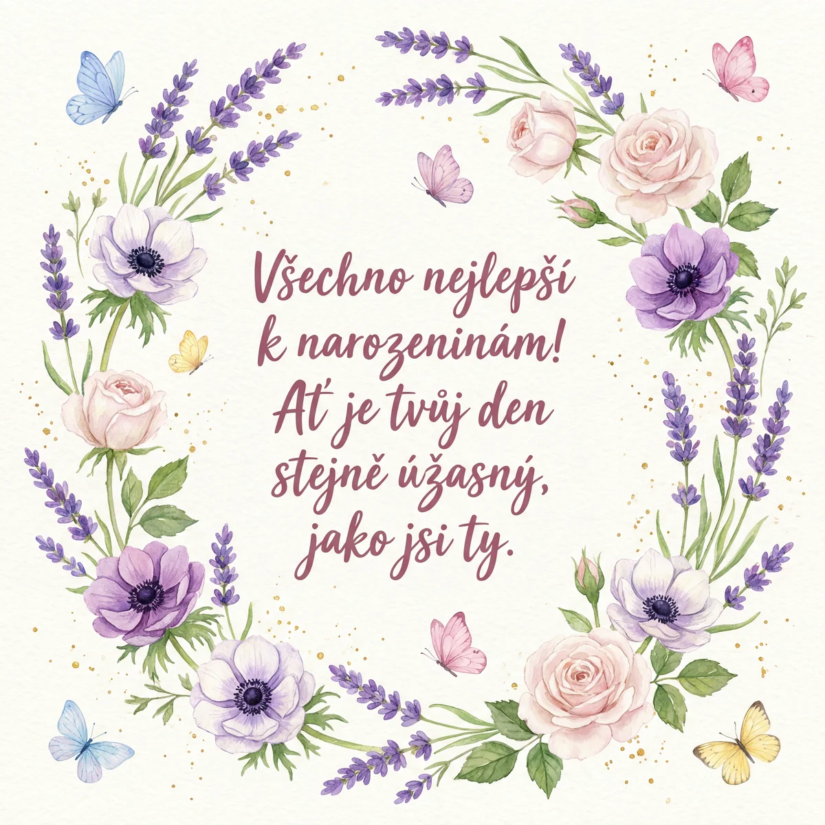 Přání k narozeninám pro kamarádku