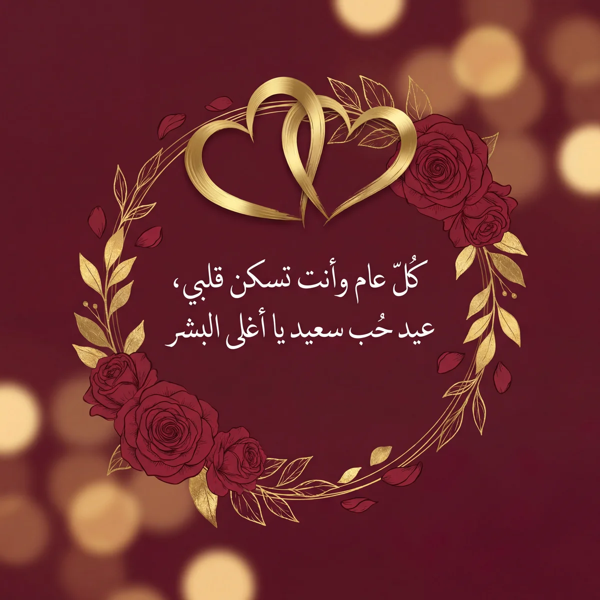 تهنئة عيد الحب للحبيب