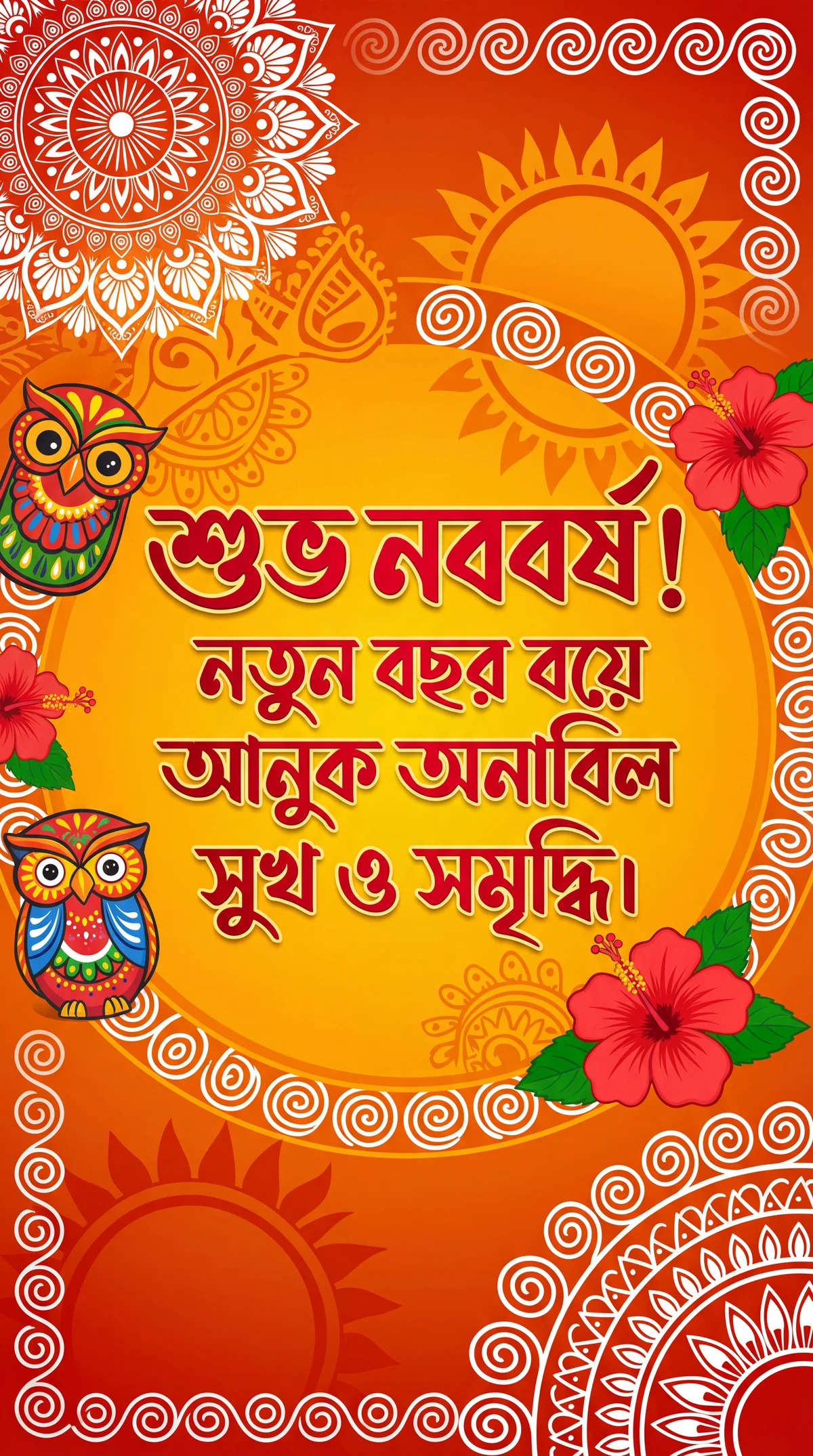 পহেলা বৈশাখের শুভেচ্ছা বার্তা