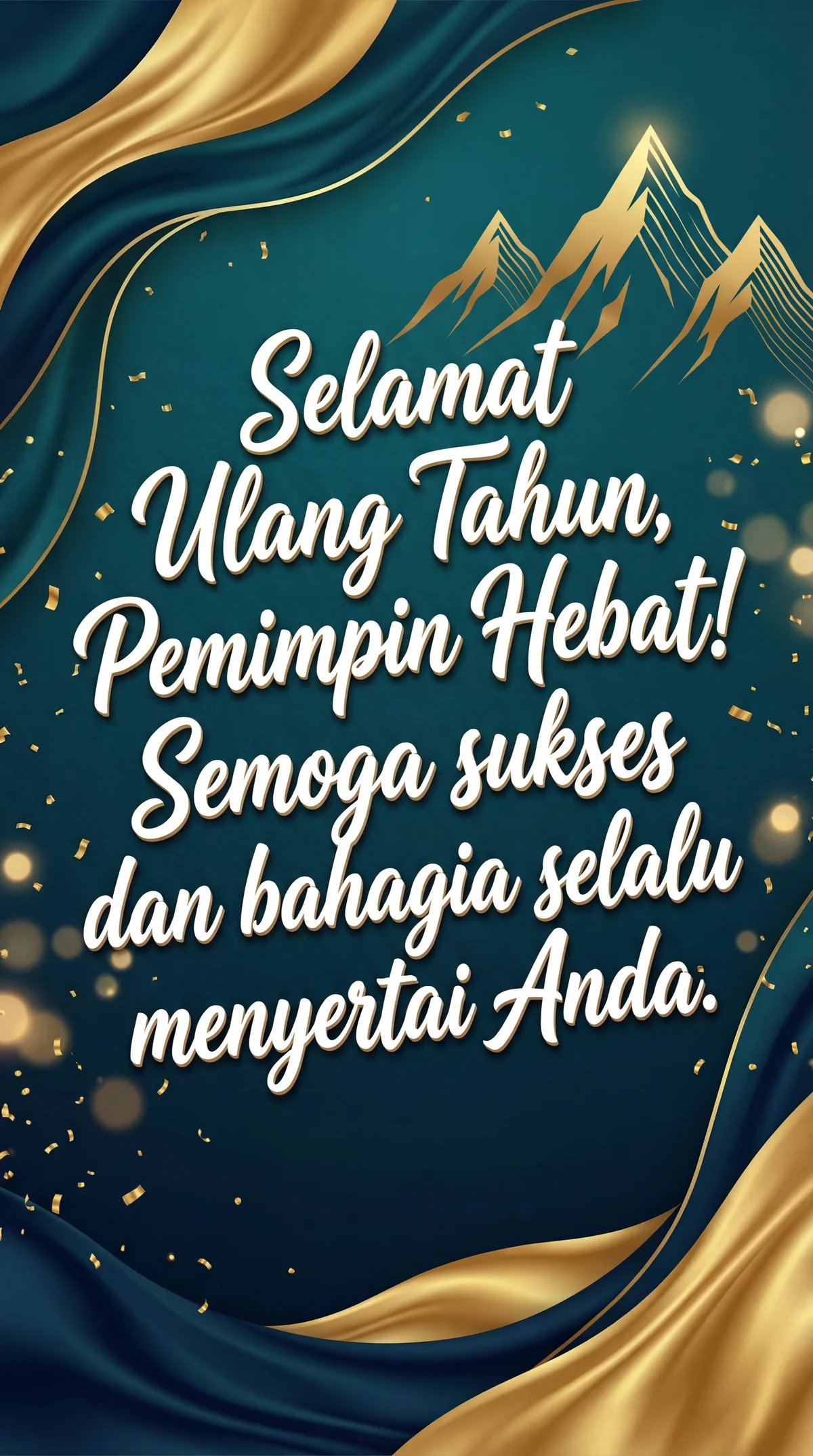 ucapan selamat ulang tahun untuk bos