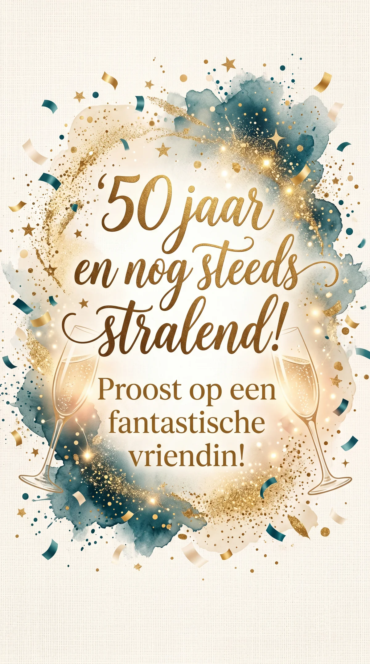 felicitatie verjaardag 50 jaar voor een vriendin