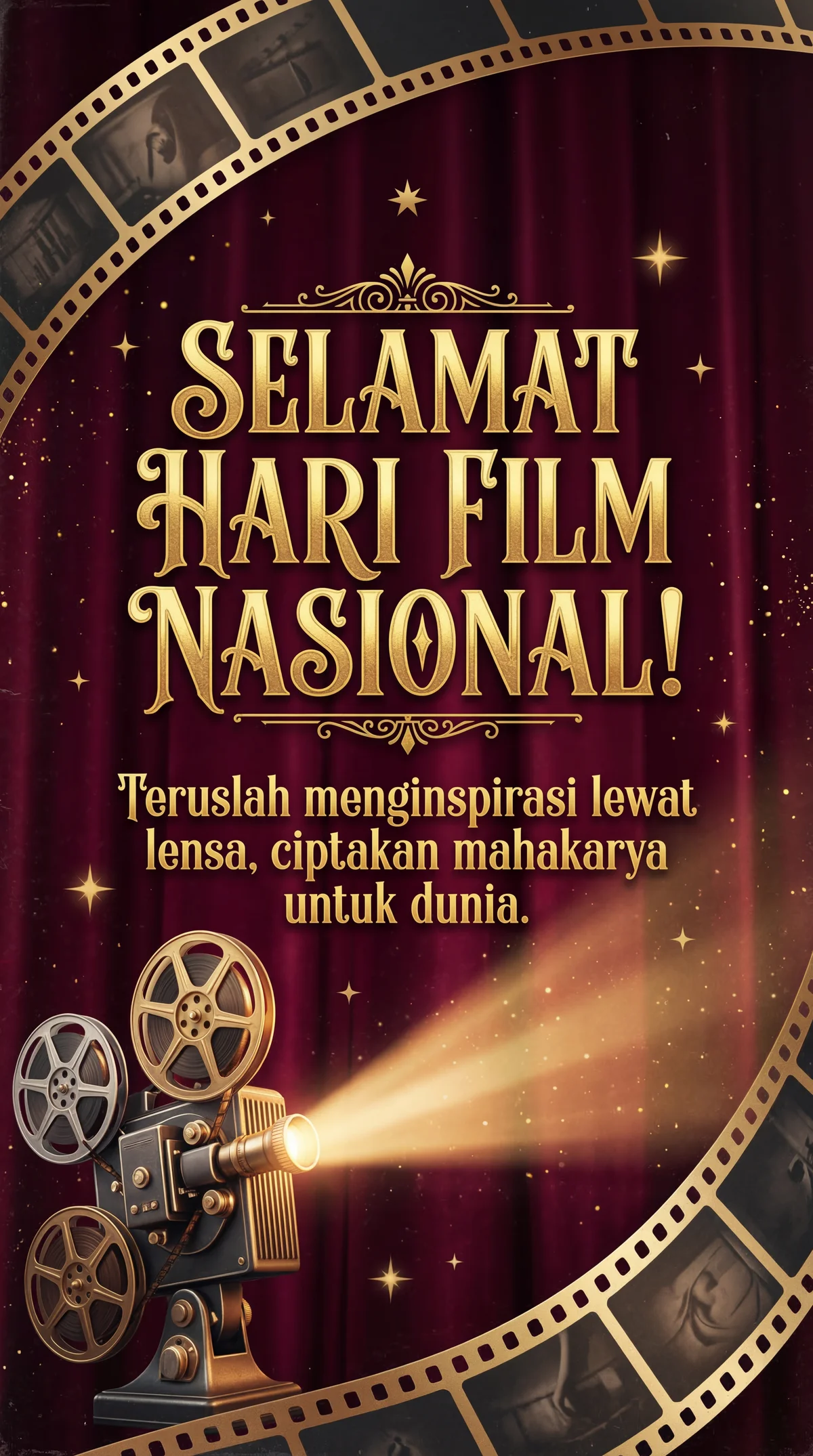 Ucapan spesial Hari Film Nasional untuk sineas favorit