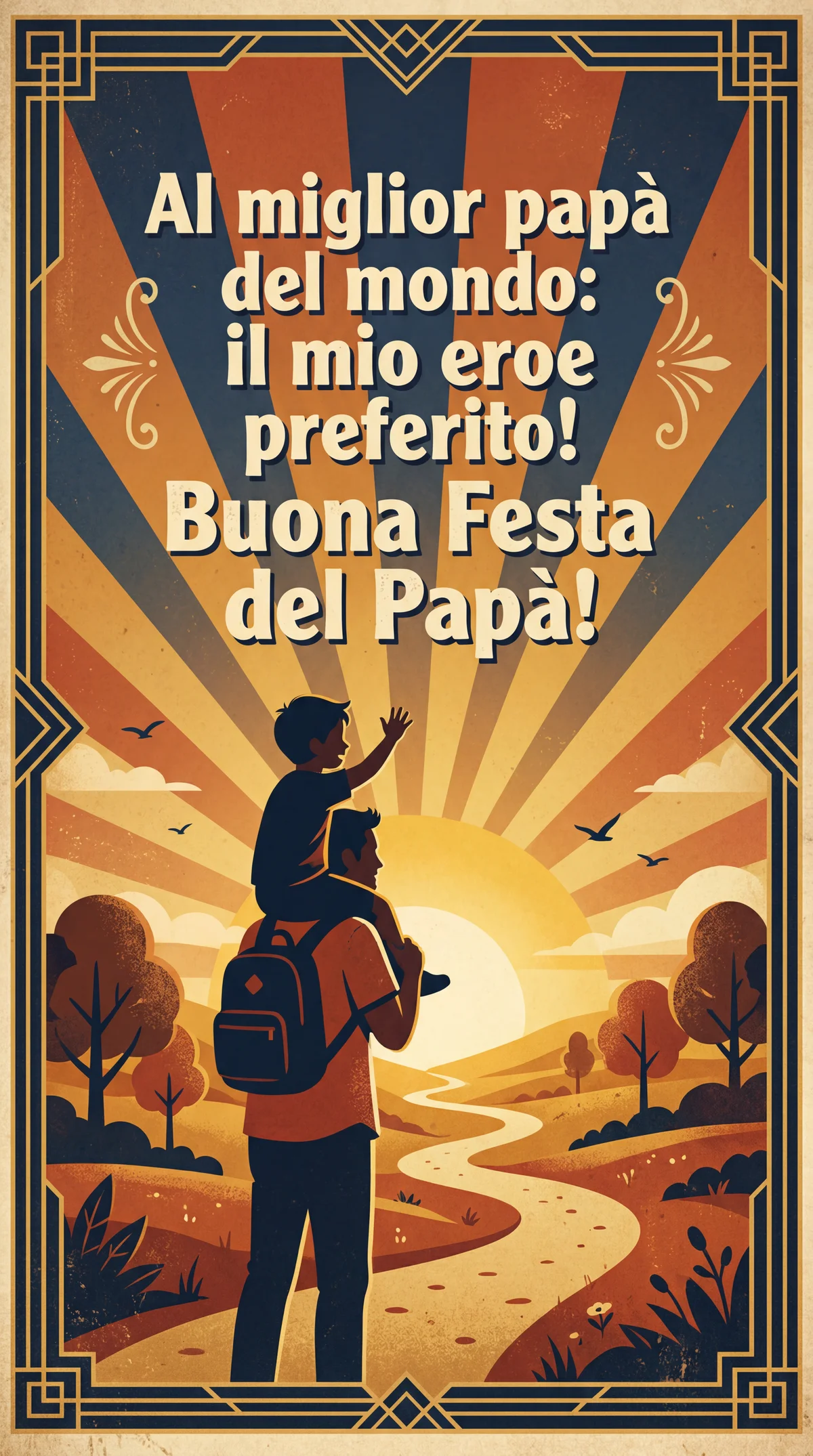 Auguri per la Festa del Papà al miglior papà del mondo!