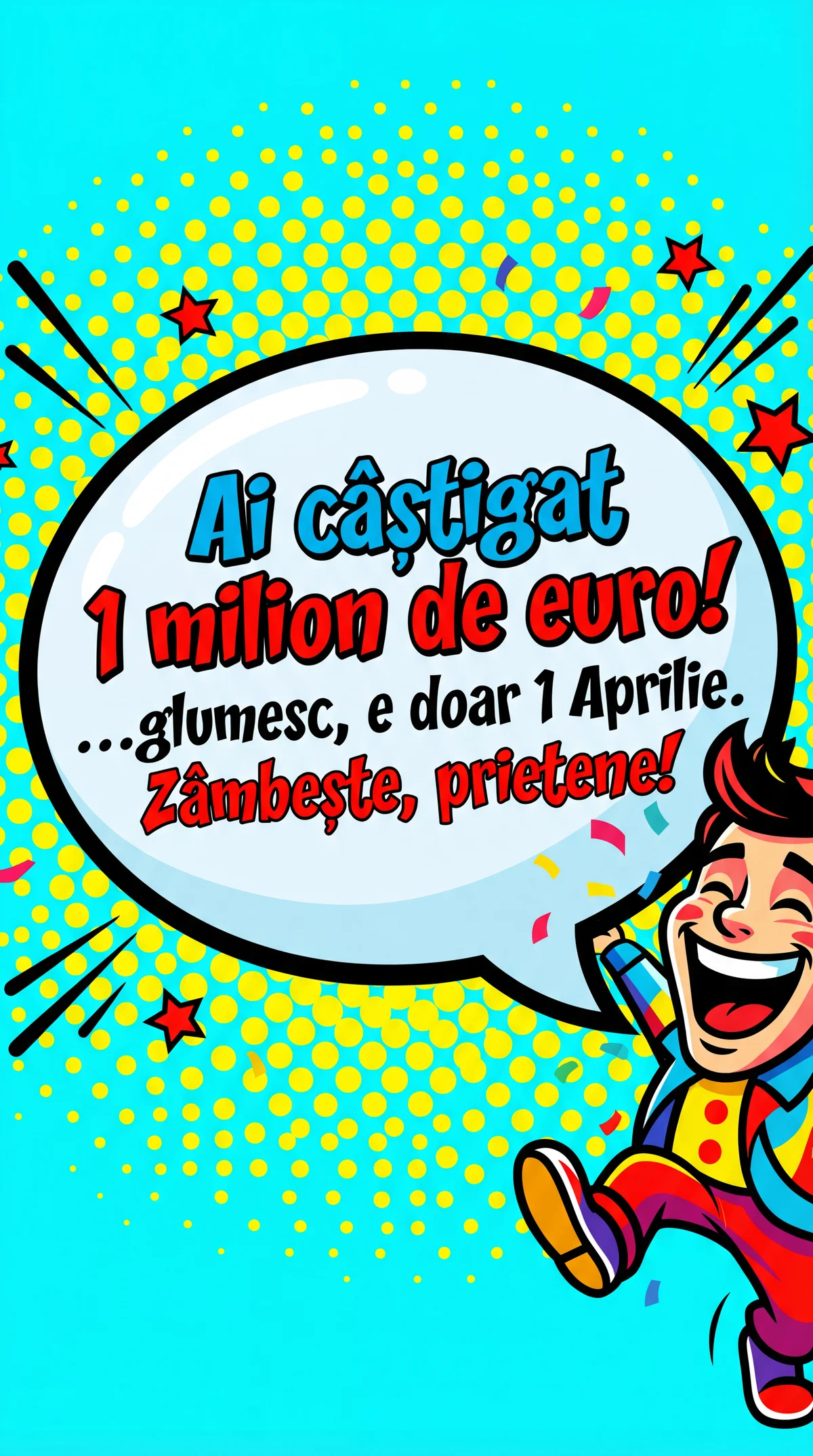 Mesaj amuzant de 1 aprilie pentru un prieten