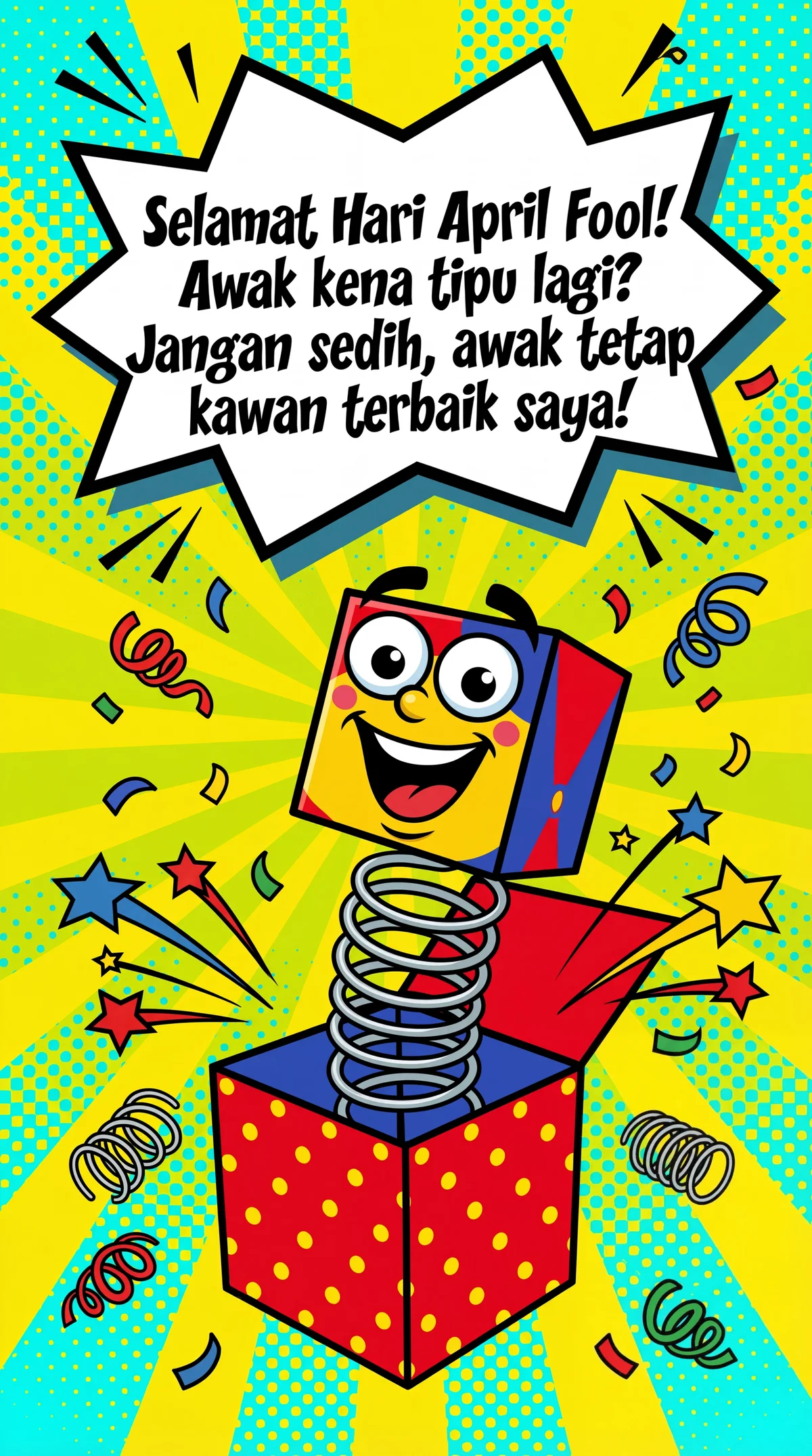 Ucapan Hari April Fool yang lucu untuk kawan baik