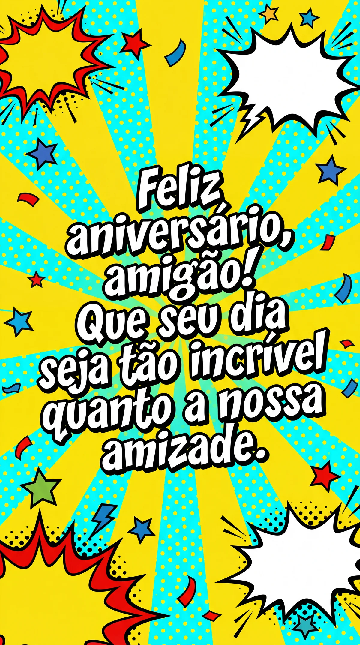 Mensagem de aniversário para um amigo especial