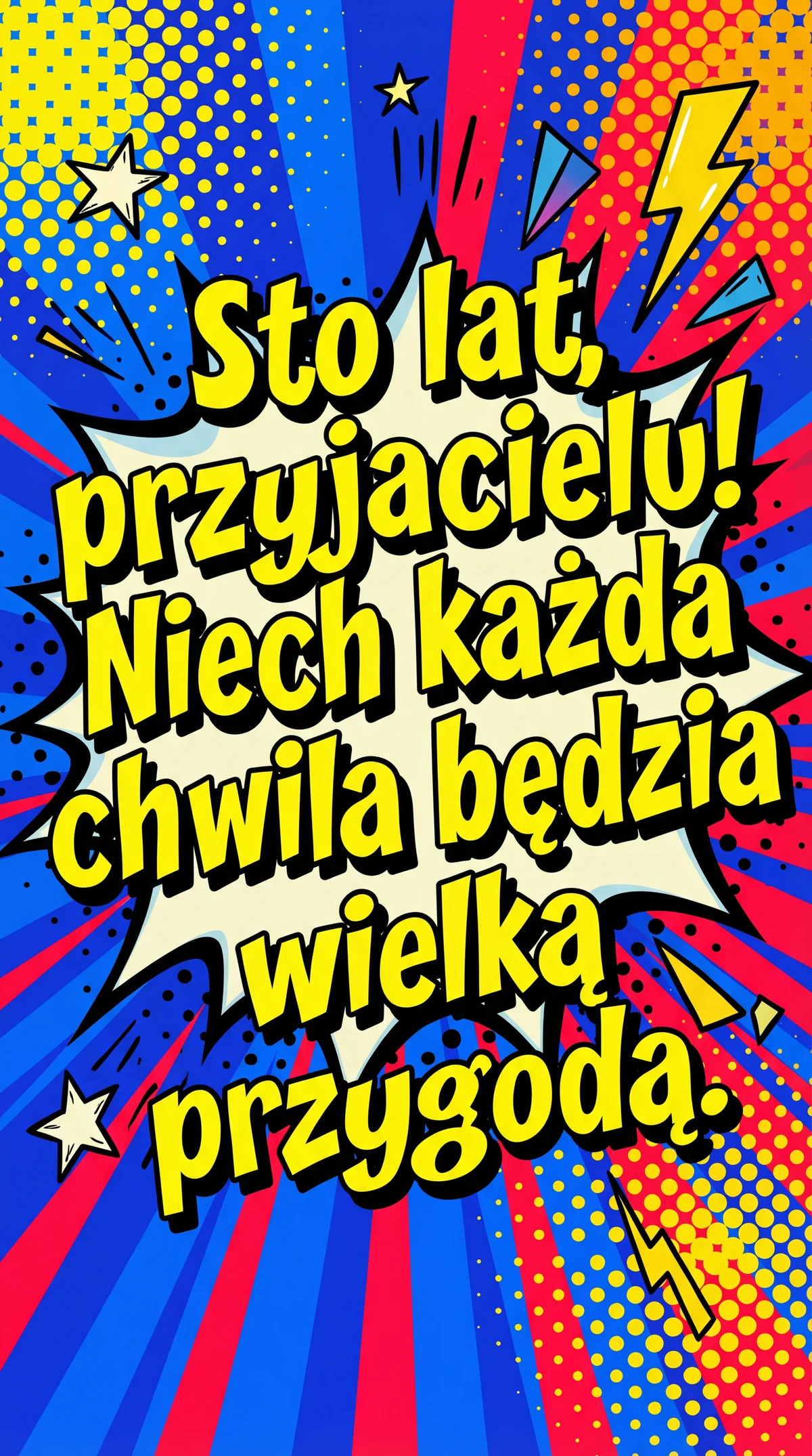 Kartka urodzinowa dla przyjaciela