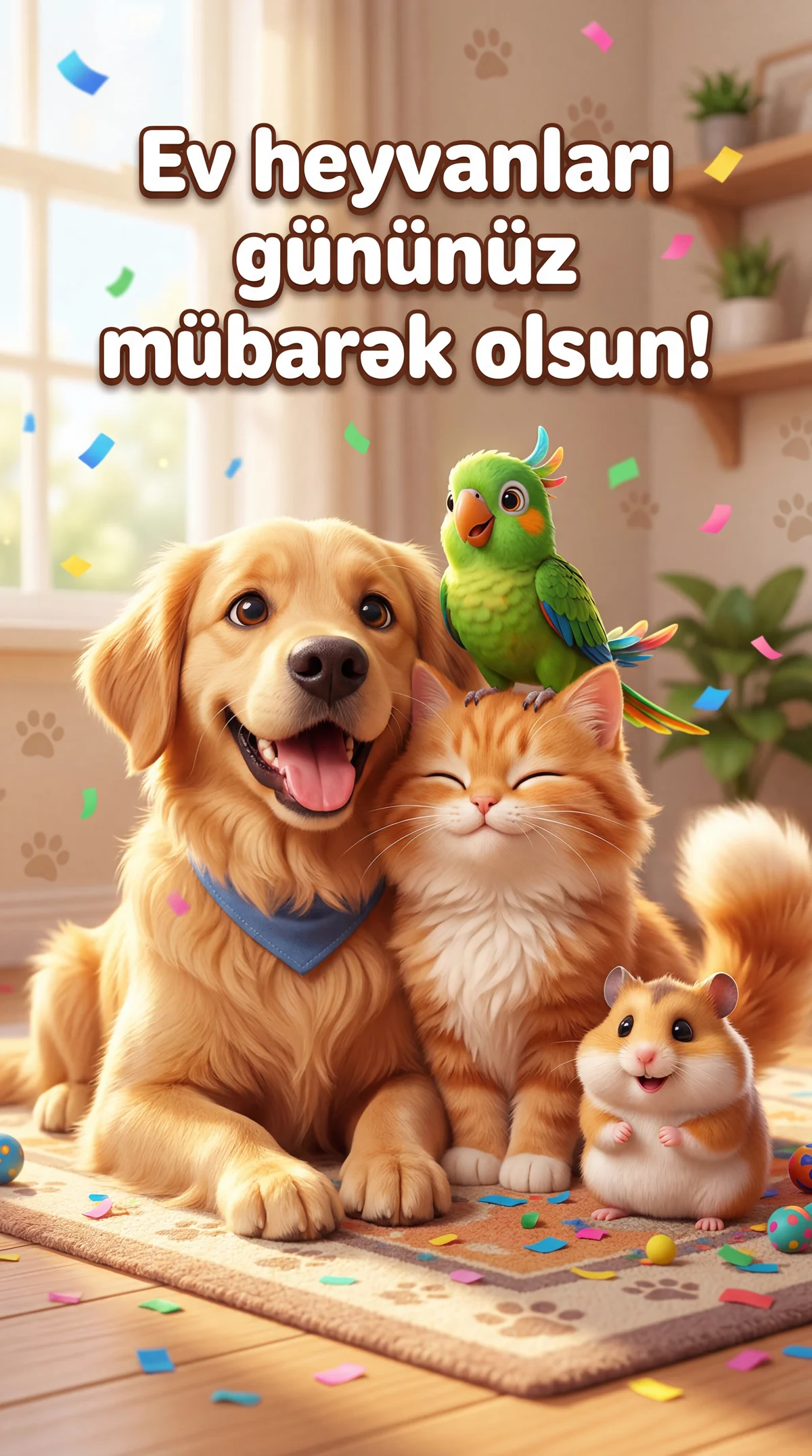 Ev heyvanları gününüz mübarək olsun!