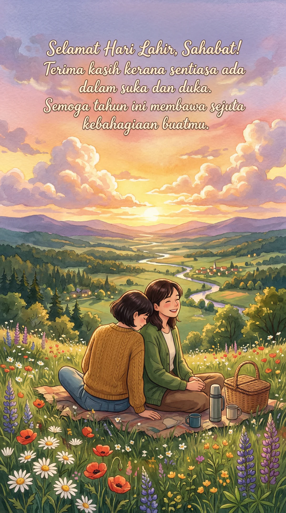Ucapan hari lahir untuk sahabat baik