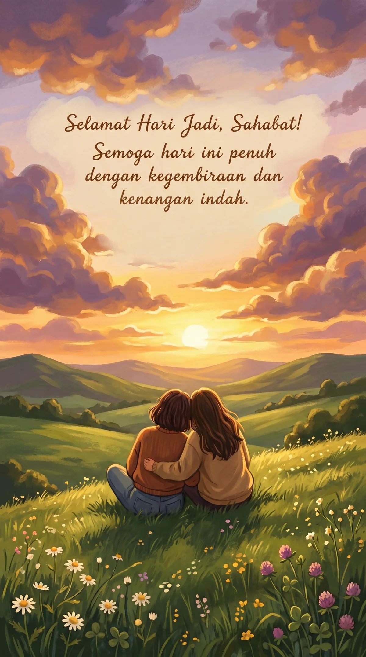 ucapan hari jadi untuk kawan baik