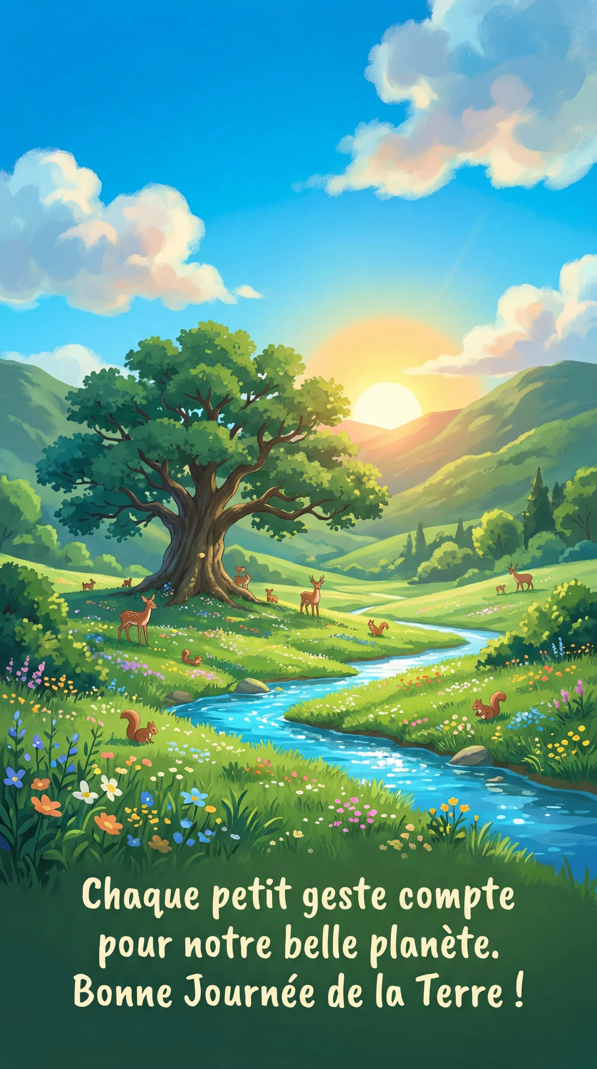 Message pour la Journée de la Terre