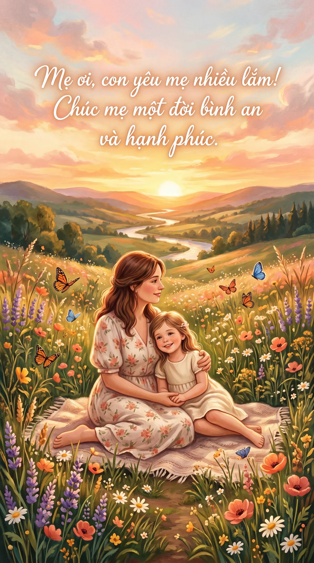 Lời chúc yêu thương gửi mẹ nhân Ngày của Mẹ
