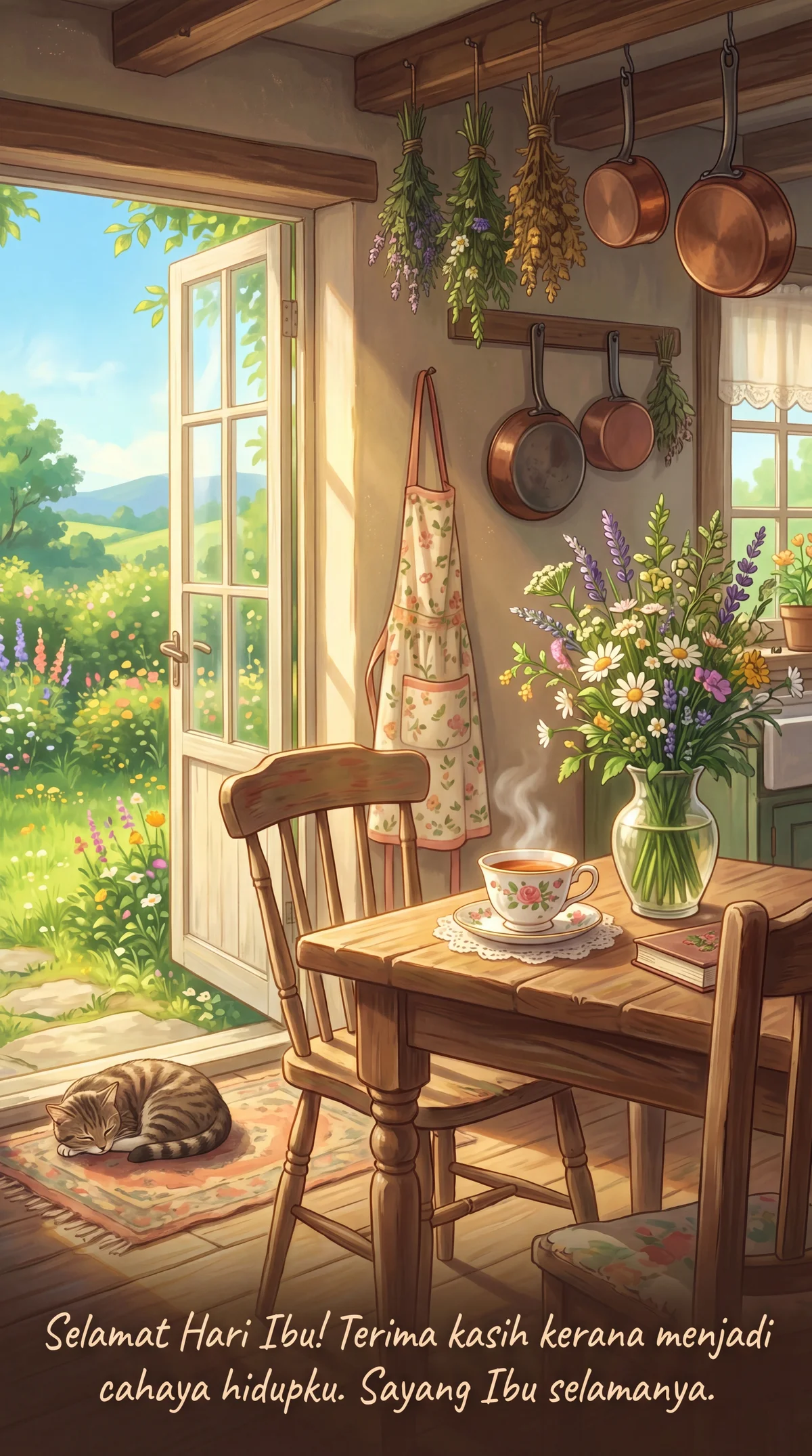 Ucapan selamat Hari Ibu untuk ibu tersayang