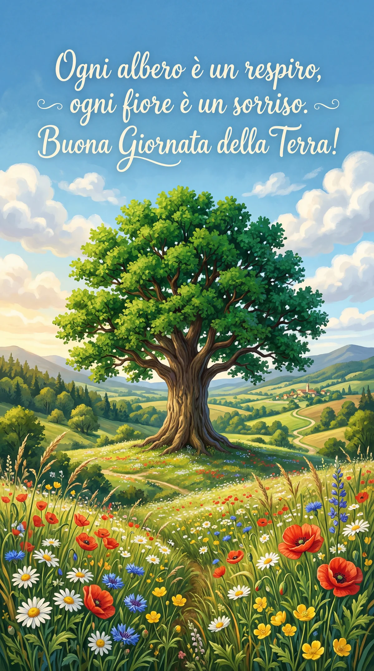 biglietto di auguri per la Giornata della Terra