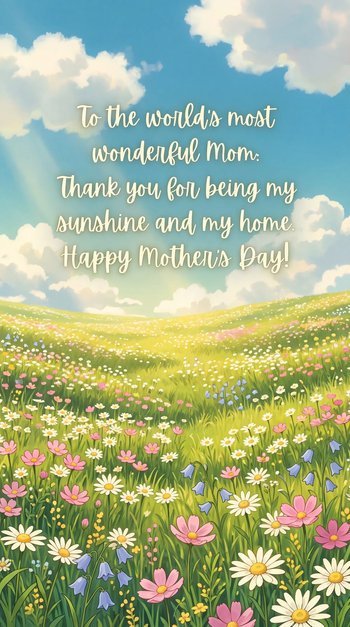 Happy Mother's Day wishes for a wonderful mom