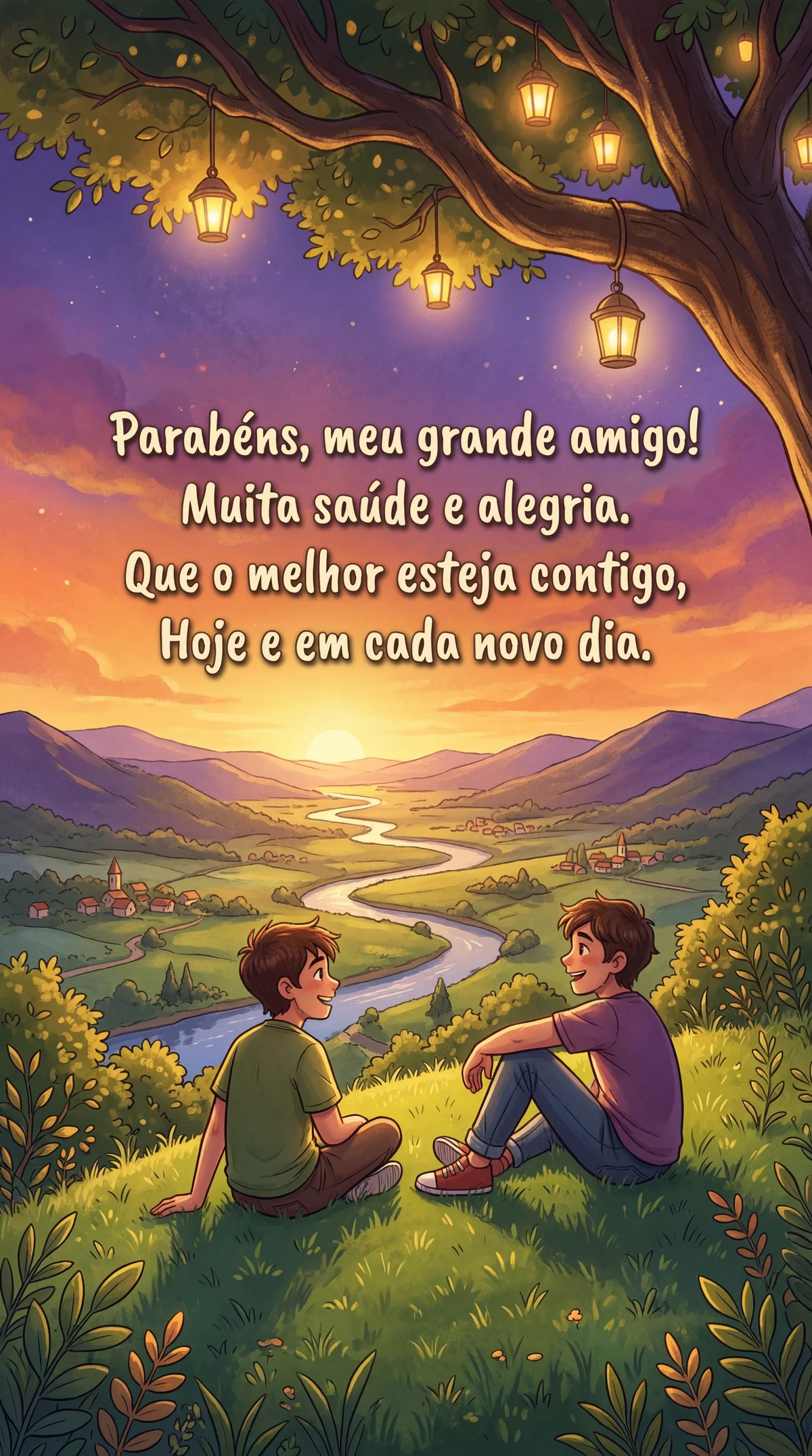 cartão de aniversário para amigo