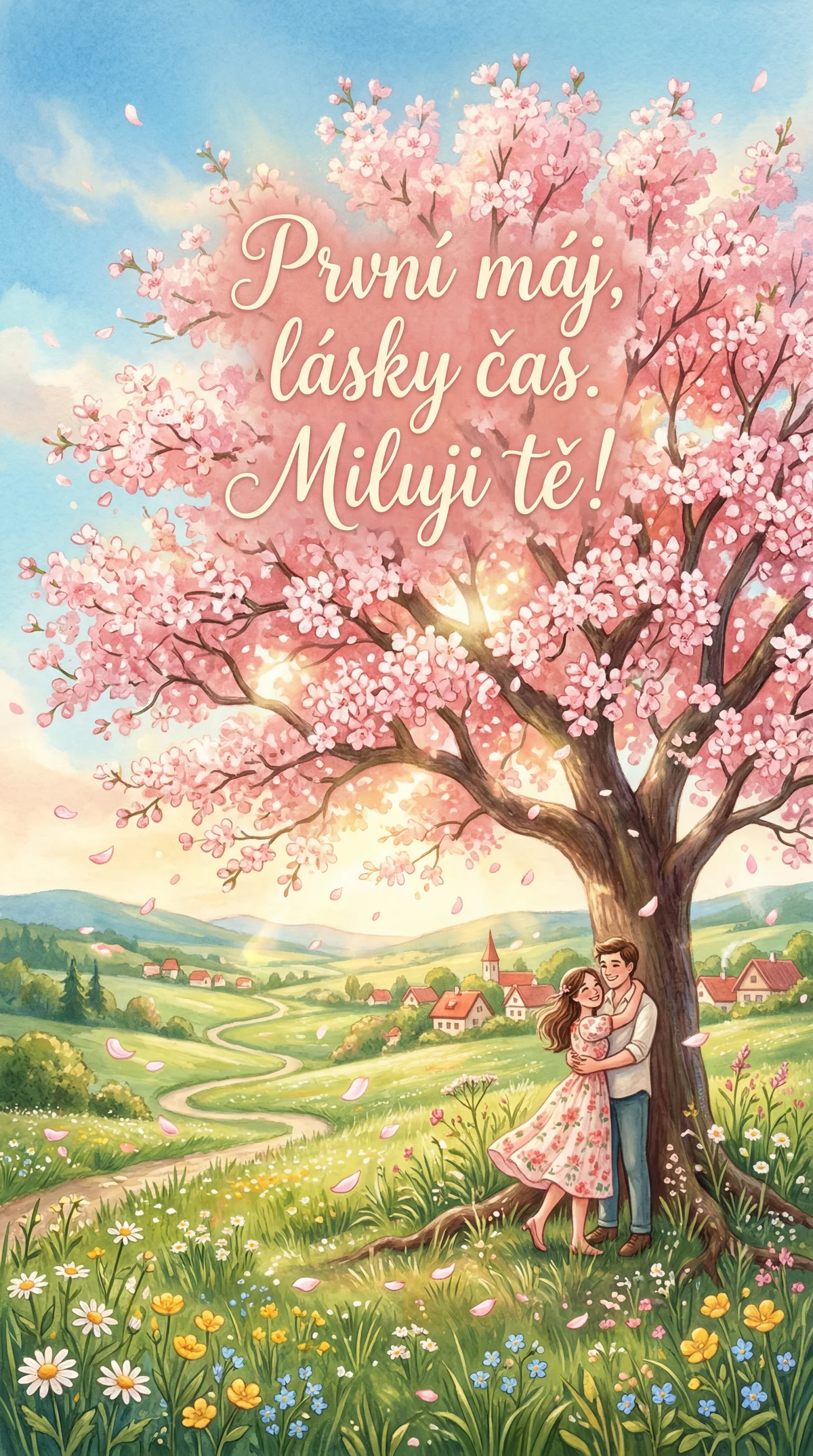 Přání k 1. máji pro zamilované
