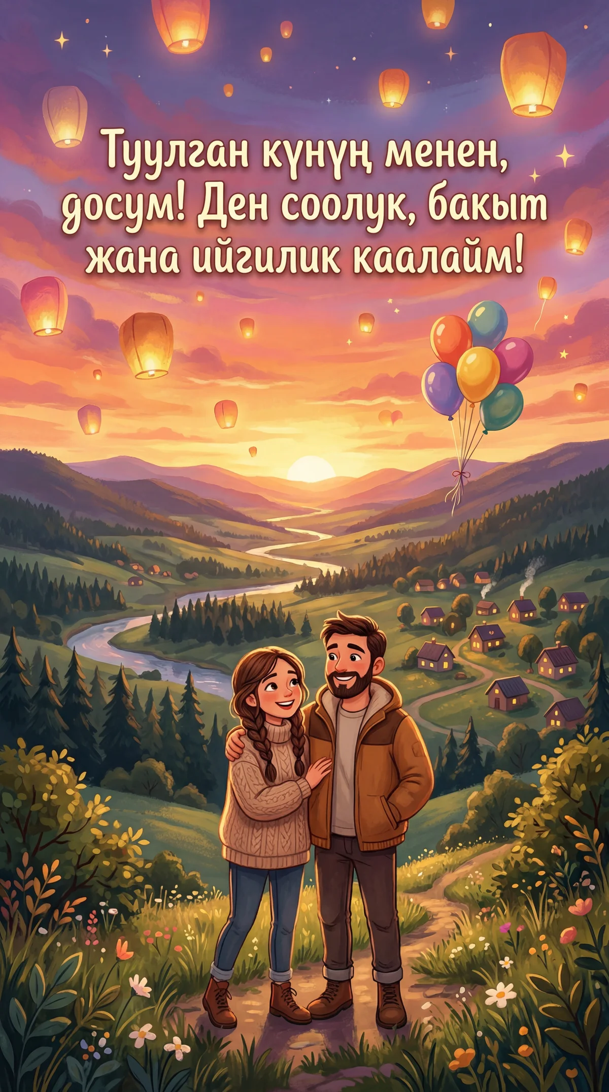 Досумдун туулган күнүнө куттуктоо