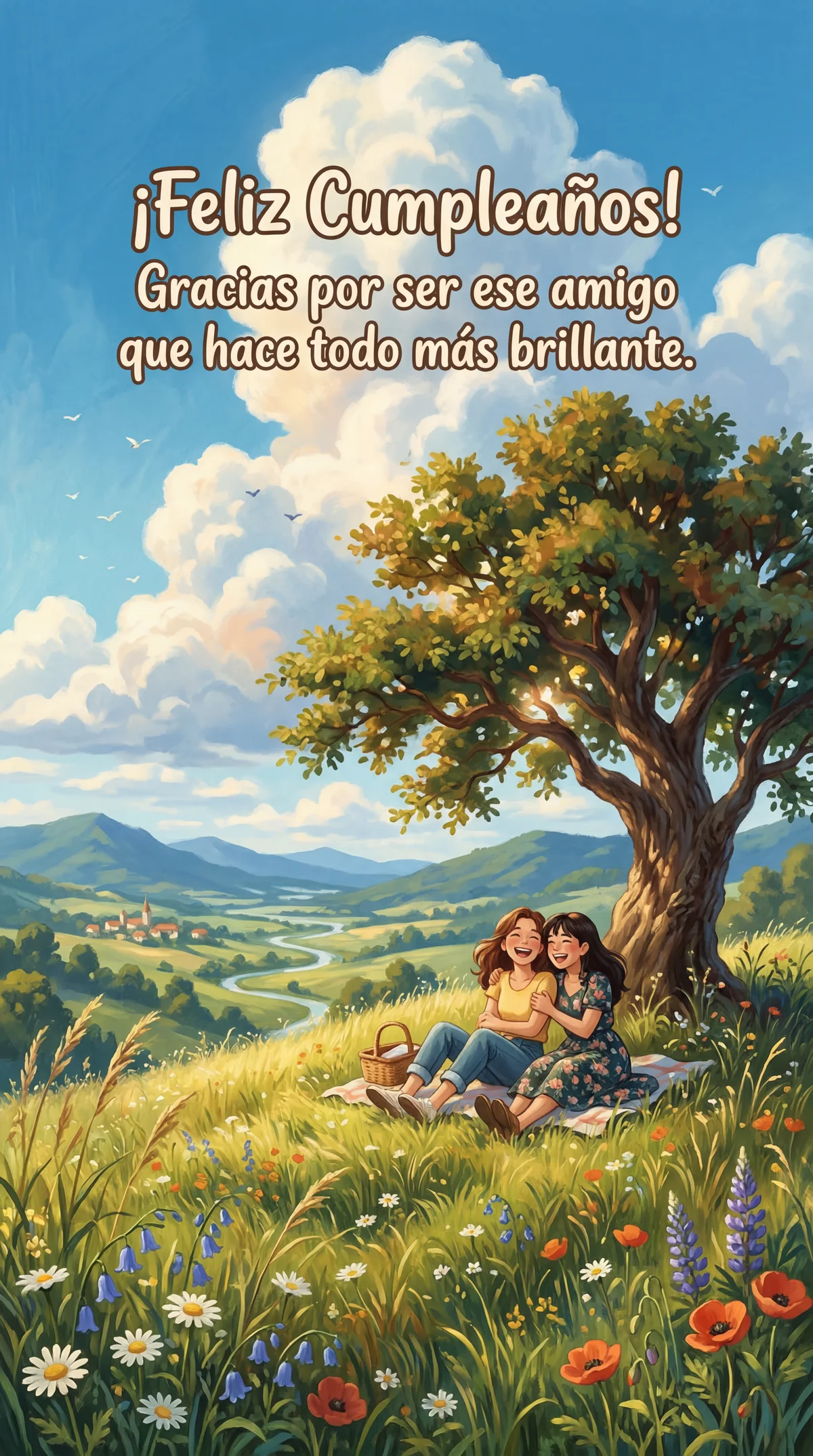 Tarjeta de cumpleaños para un amigo especial