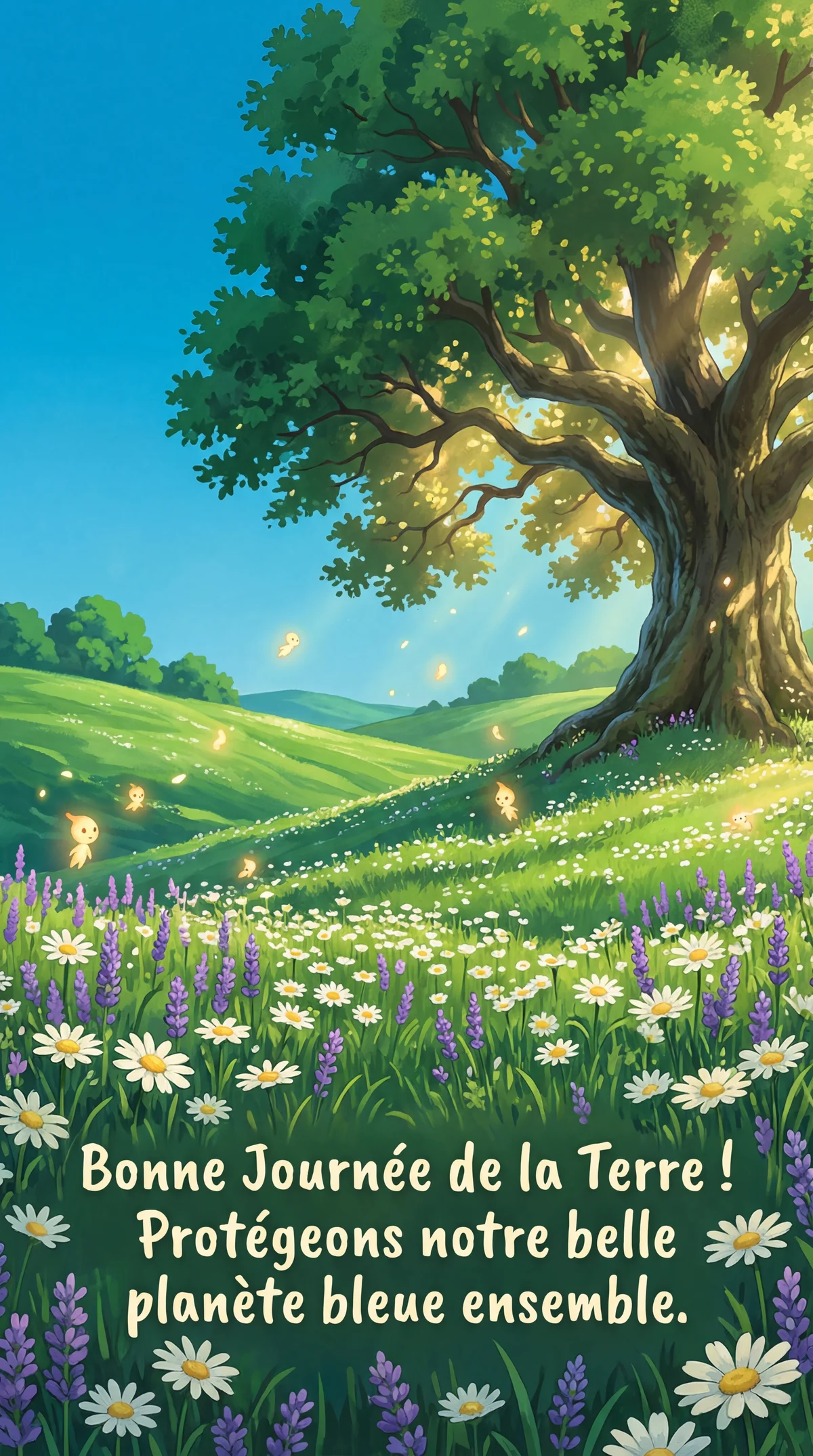 message de vœux pour la Journée de la Terre