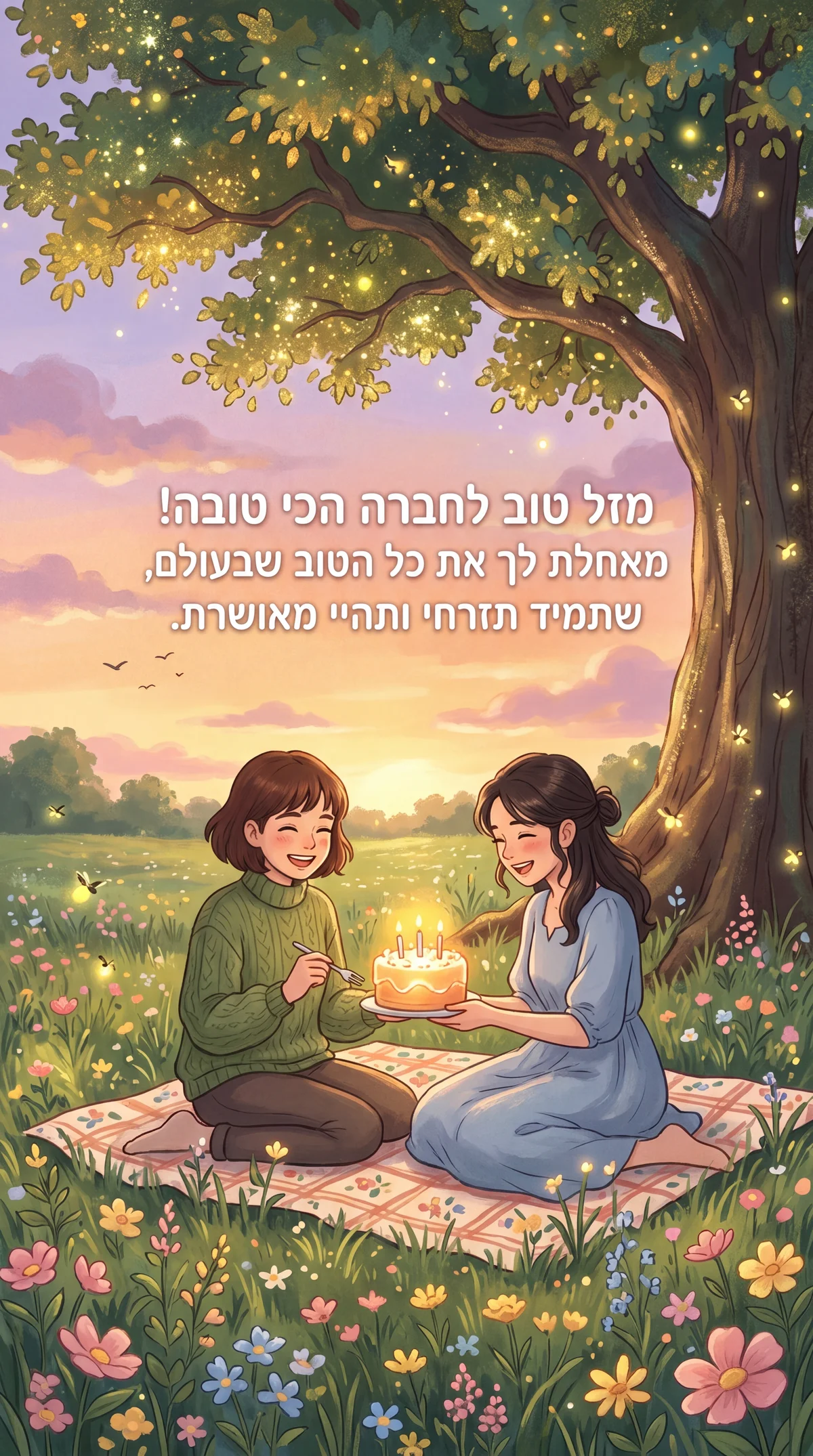 יום הולדת שמח לחברה הכי טובה
