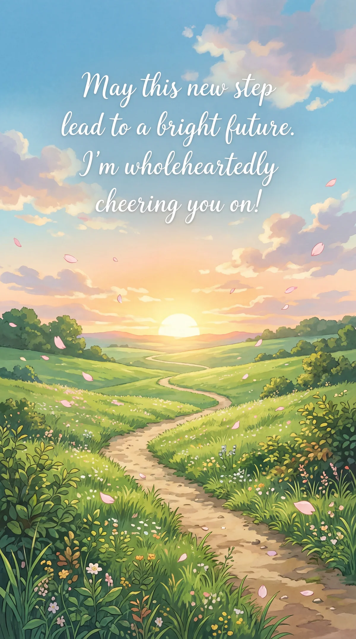 新しい門出を迎える方へ、心からの応援メッセージ