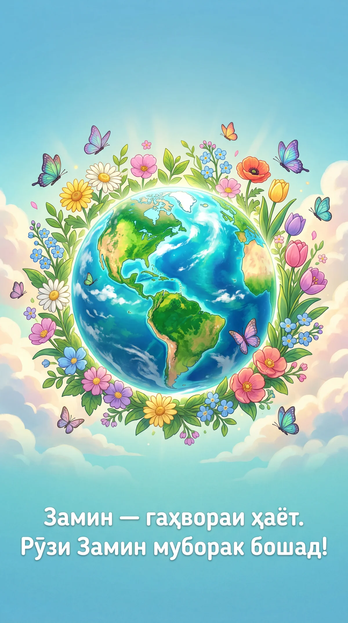 Табрикоти самимӣ ба муносибати Рӯзи Замин