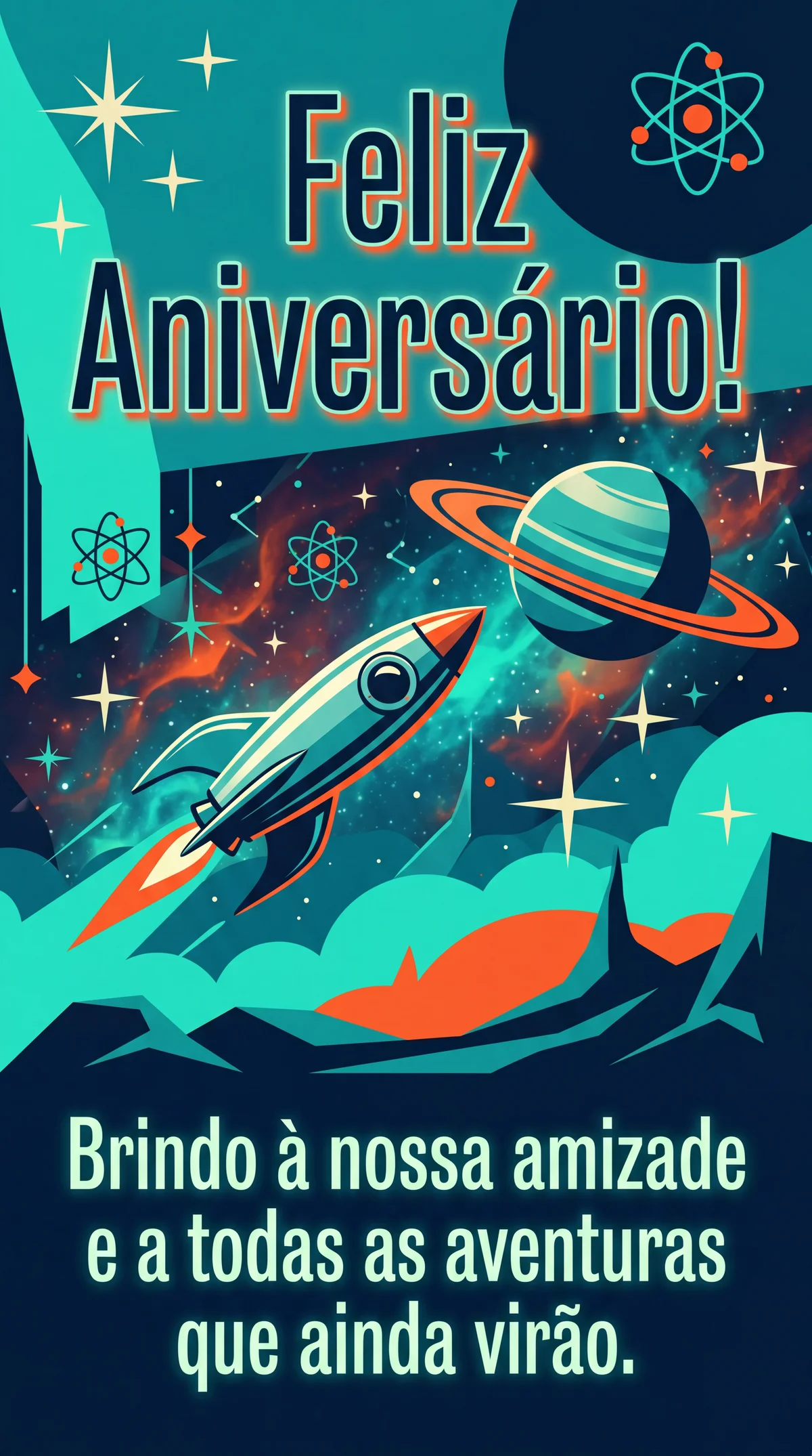 cartão de aniversário para amigo