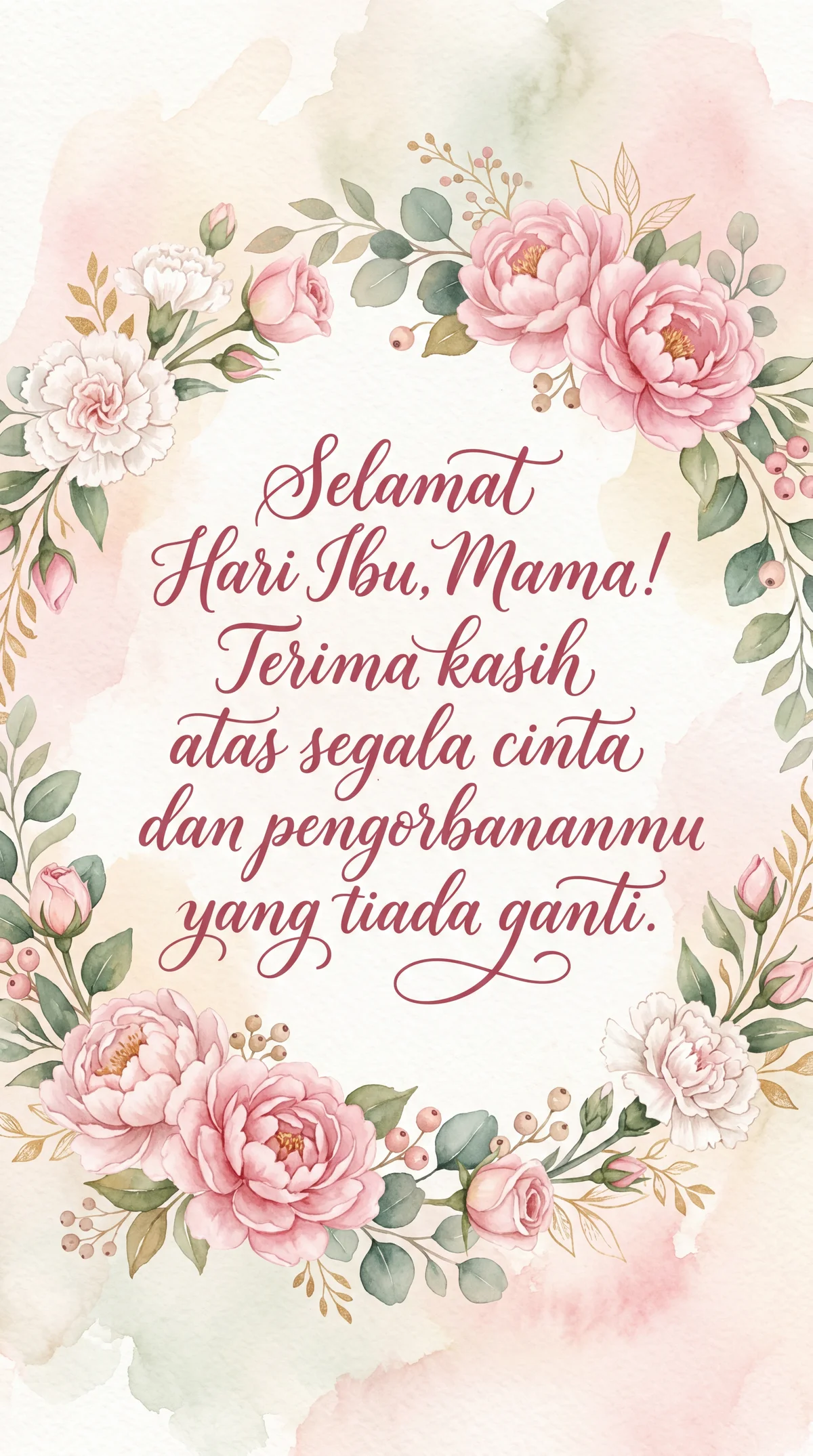 ucapan hari ibu untuk mama tersayang