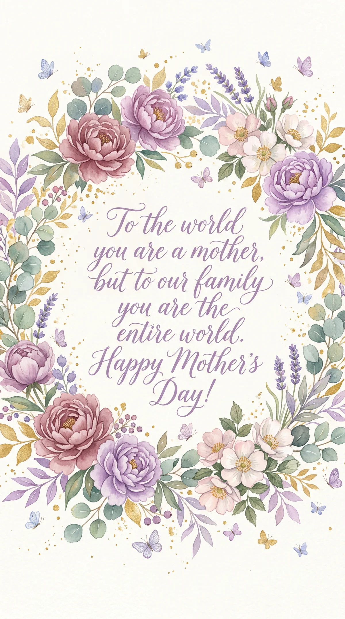 Happy Mother's Day wishes for my wonderful mom