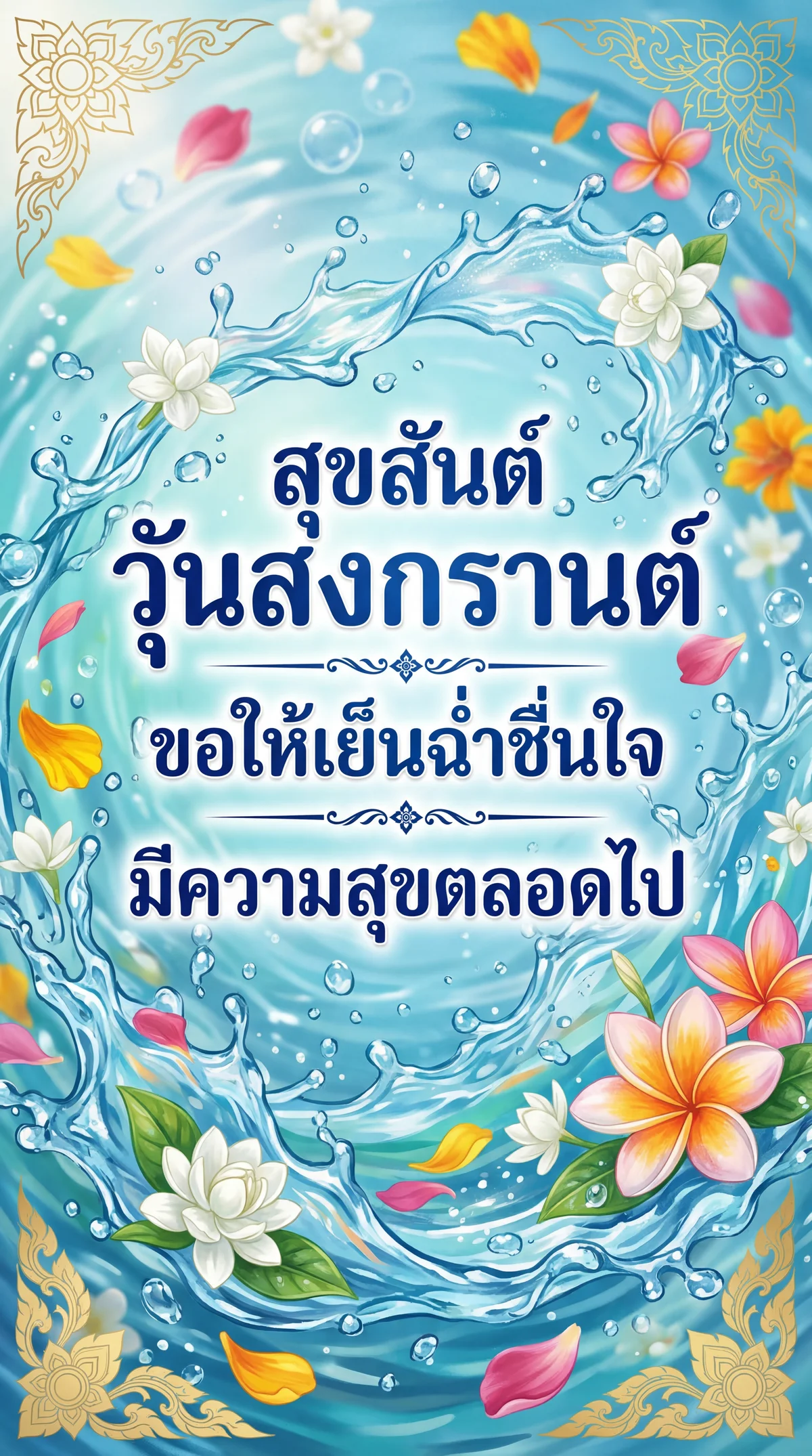 คำอวยพรวันสงกรานต์
