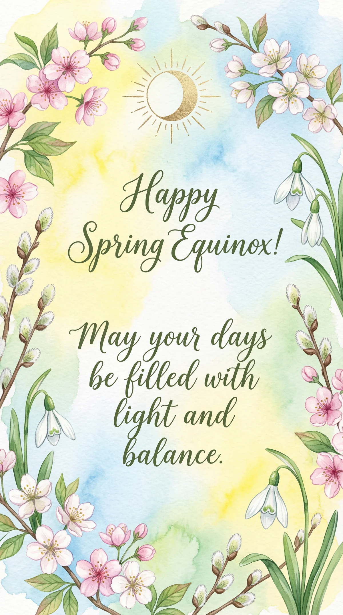 Happy Spring Equinox greetings