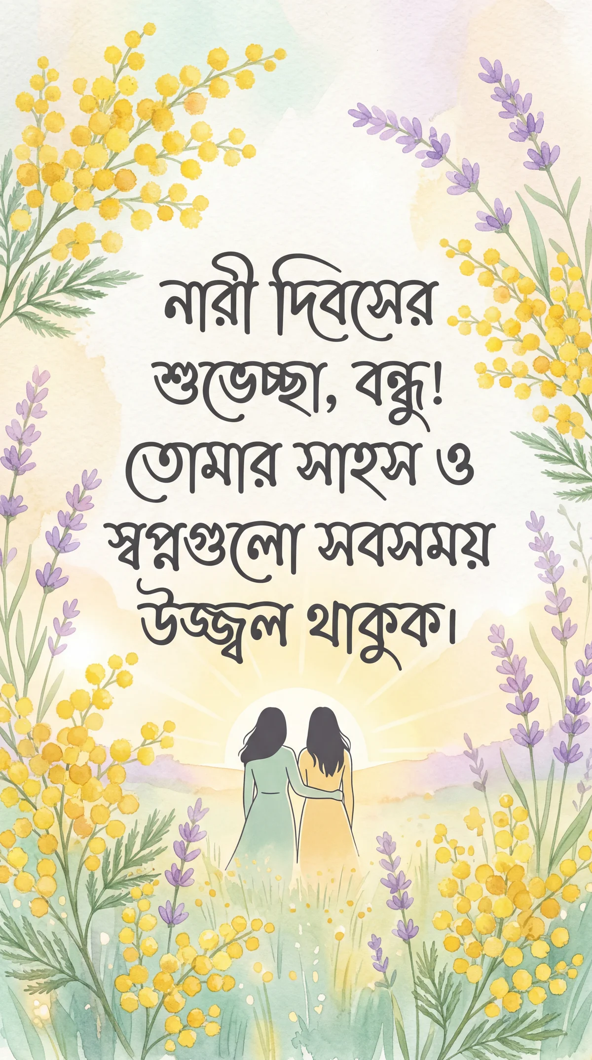 আন্তর্জাতিক নারী দিবসে প্রিয় বান্ধবীর জন্য বার্তা