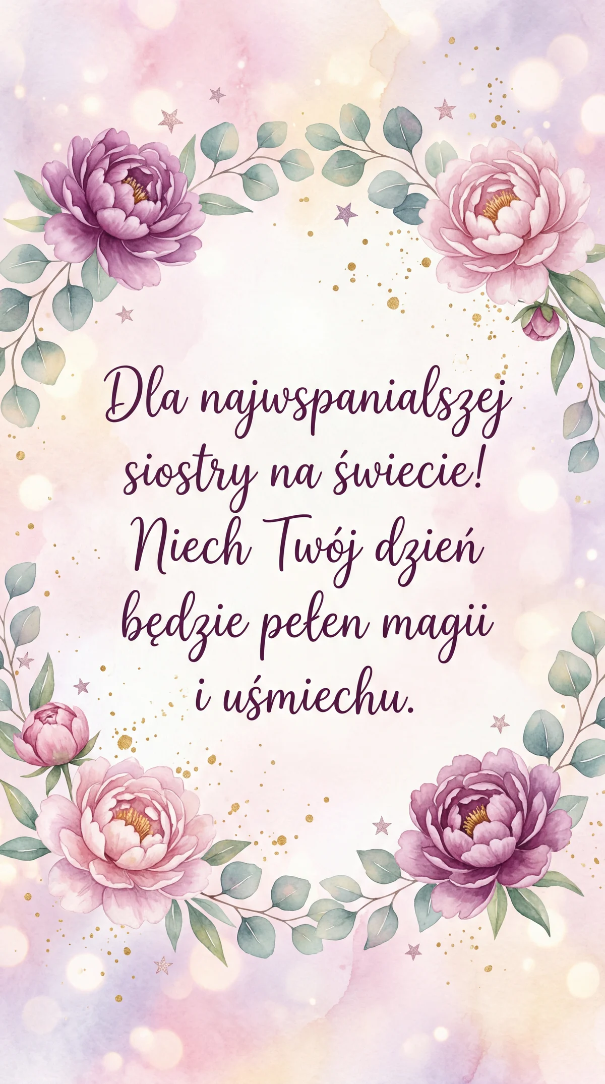 życzenia urodzinowe dla siostry