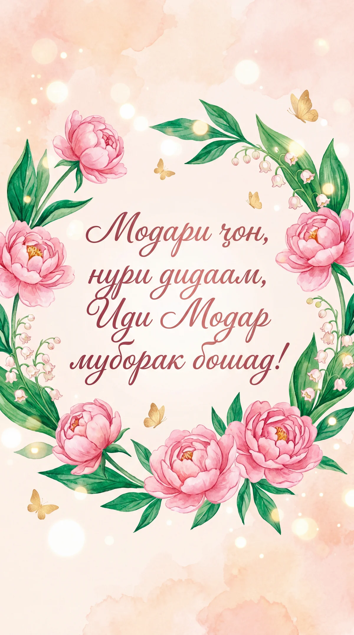 Табрикоти самимӣ ба модар бо Рӯзи Модар