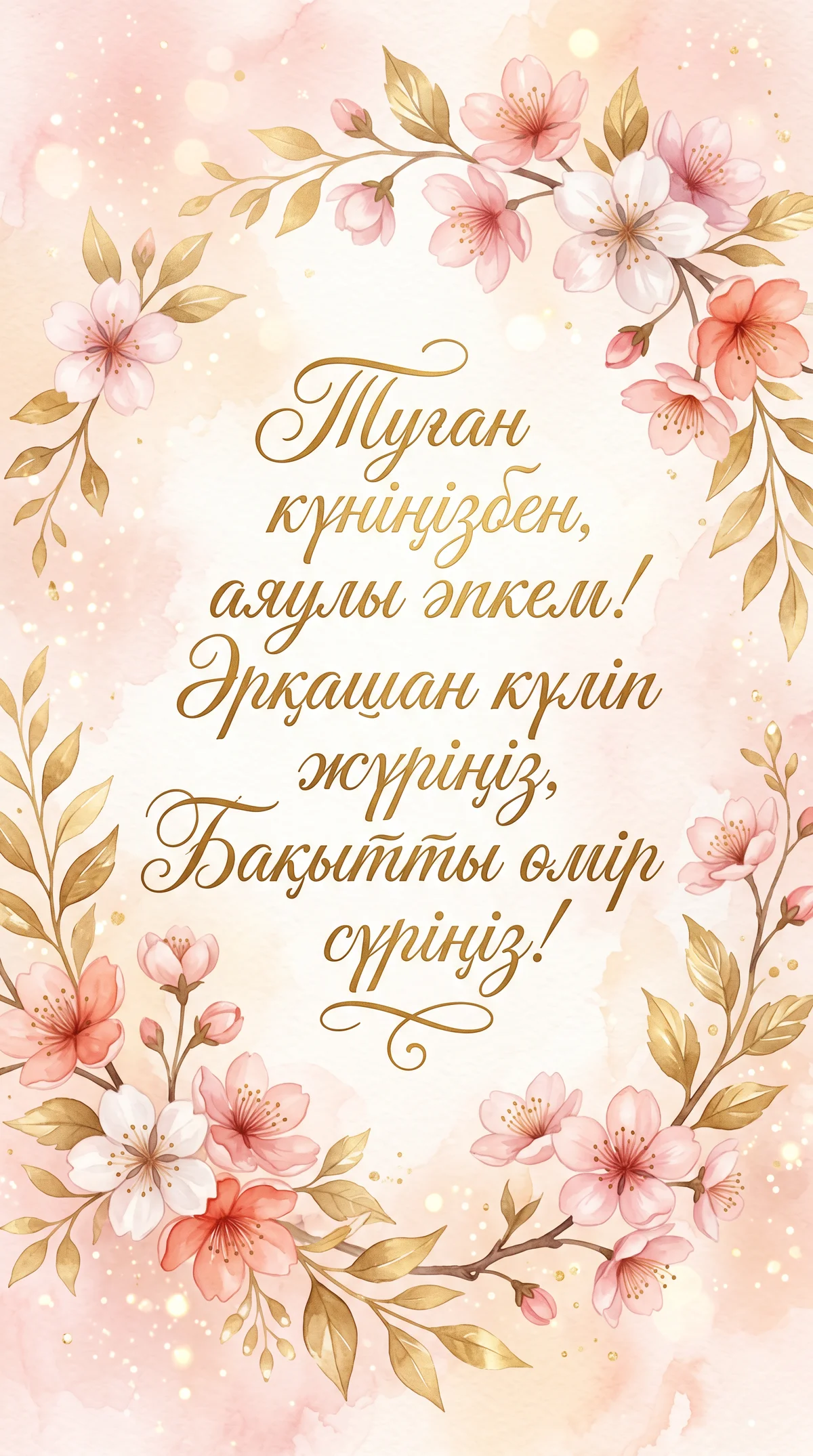 Әпке туған күніңмен құттықтау