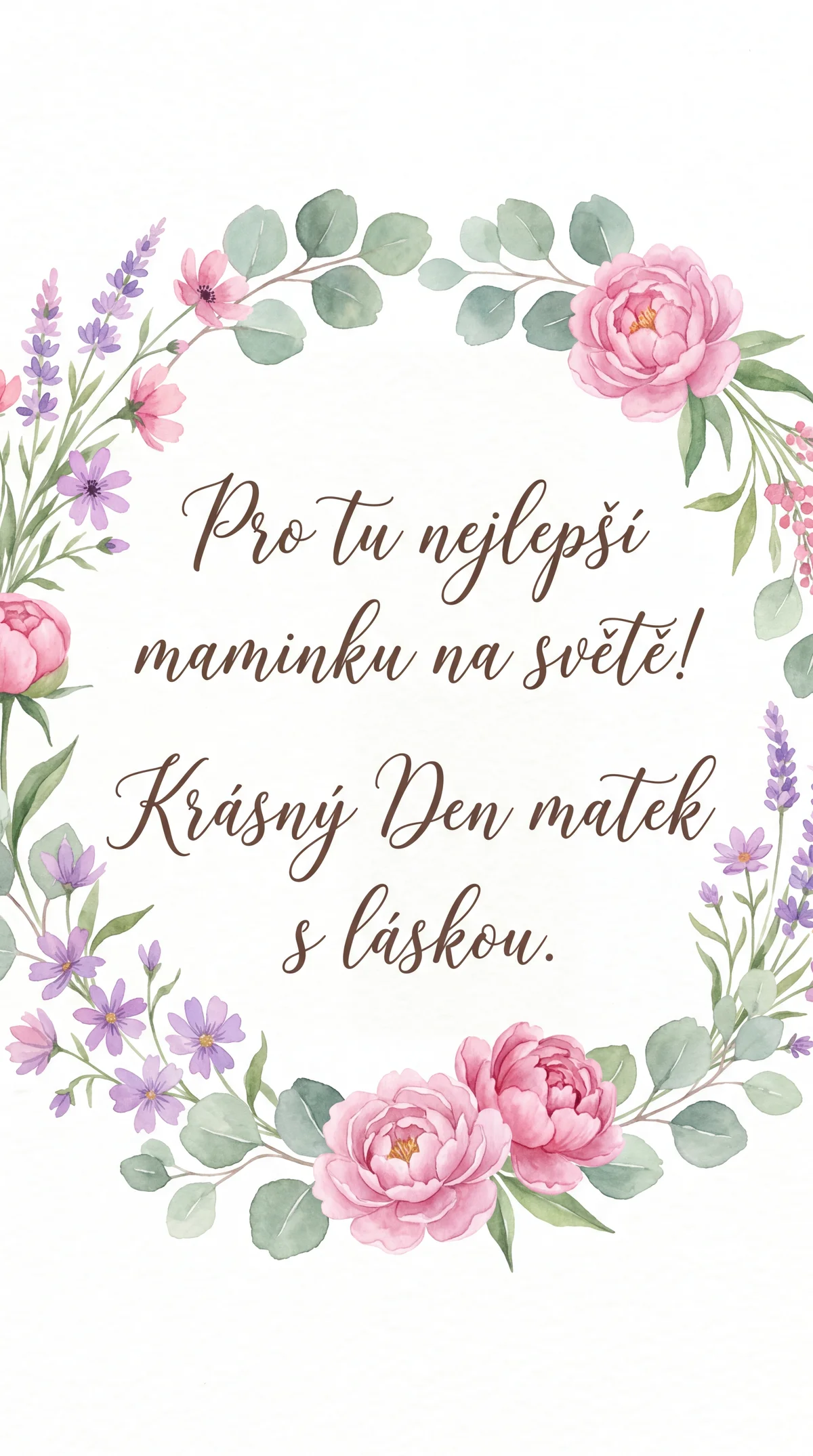 Přání ke Dni matek pro tu nejlepší maminku