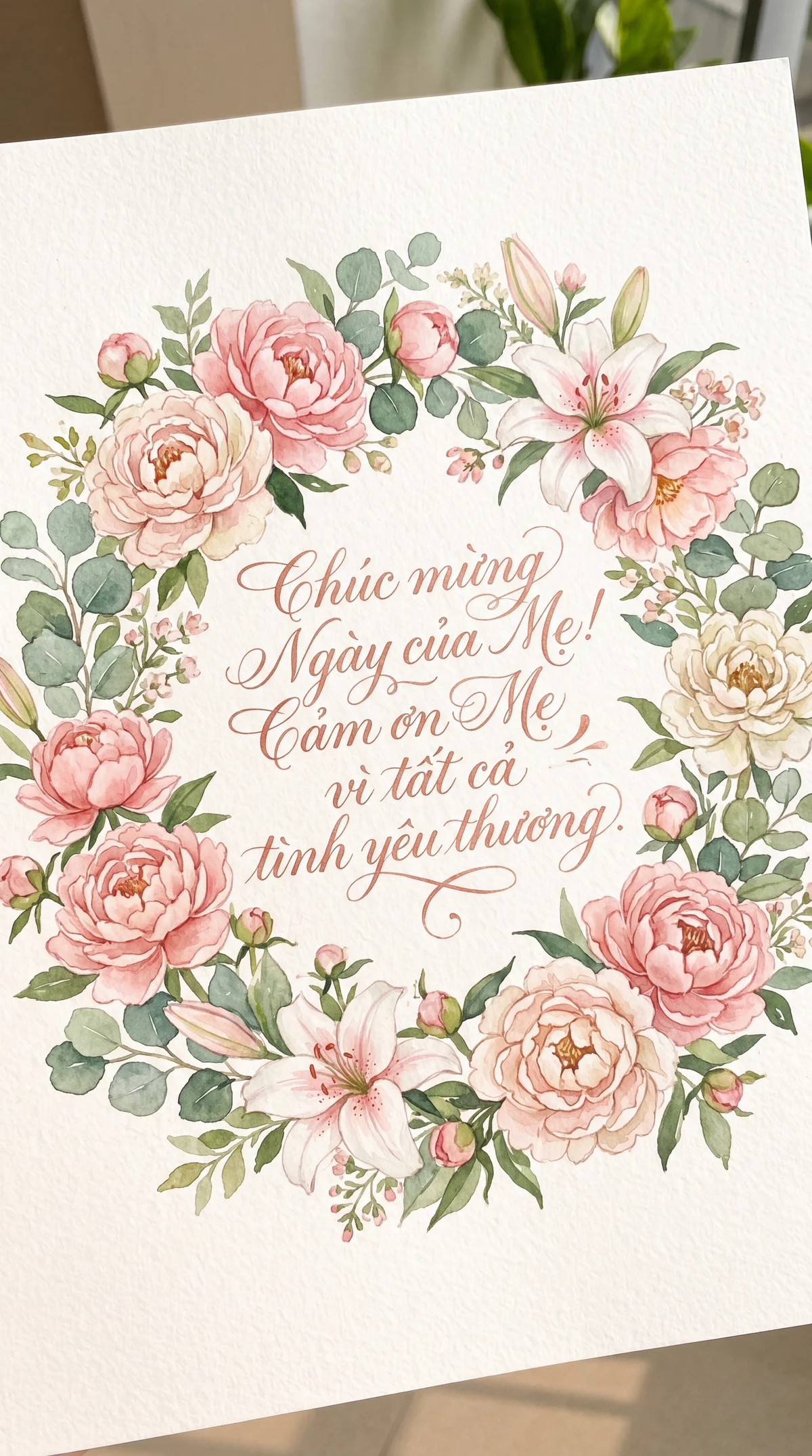 Thiệp mừng Ngày của Mẹ cho mẹ thân yêu