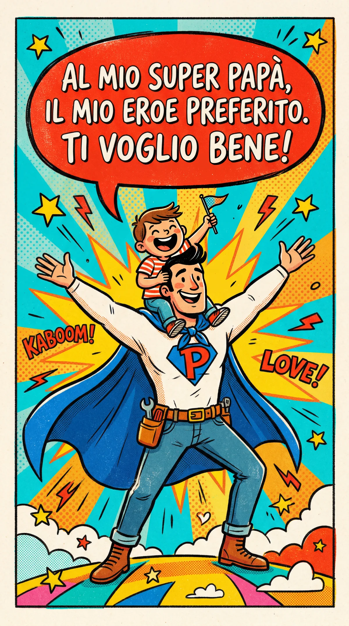 Messaggio d'auguri per la Festa del Papà