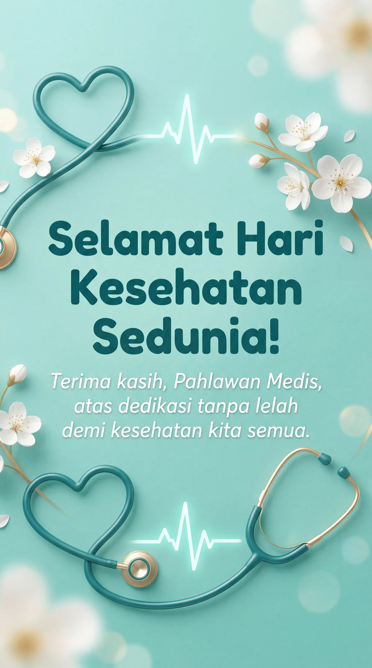 Ucapan Hari Kesehatan Sedunia untuk para tenaga medis